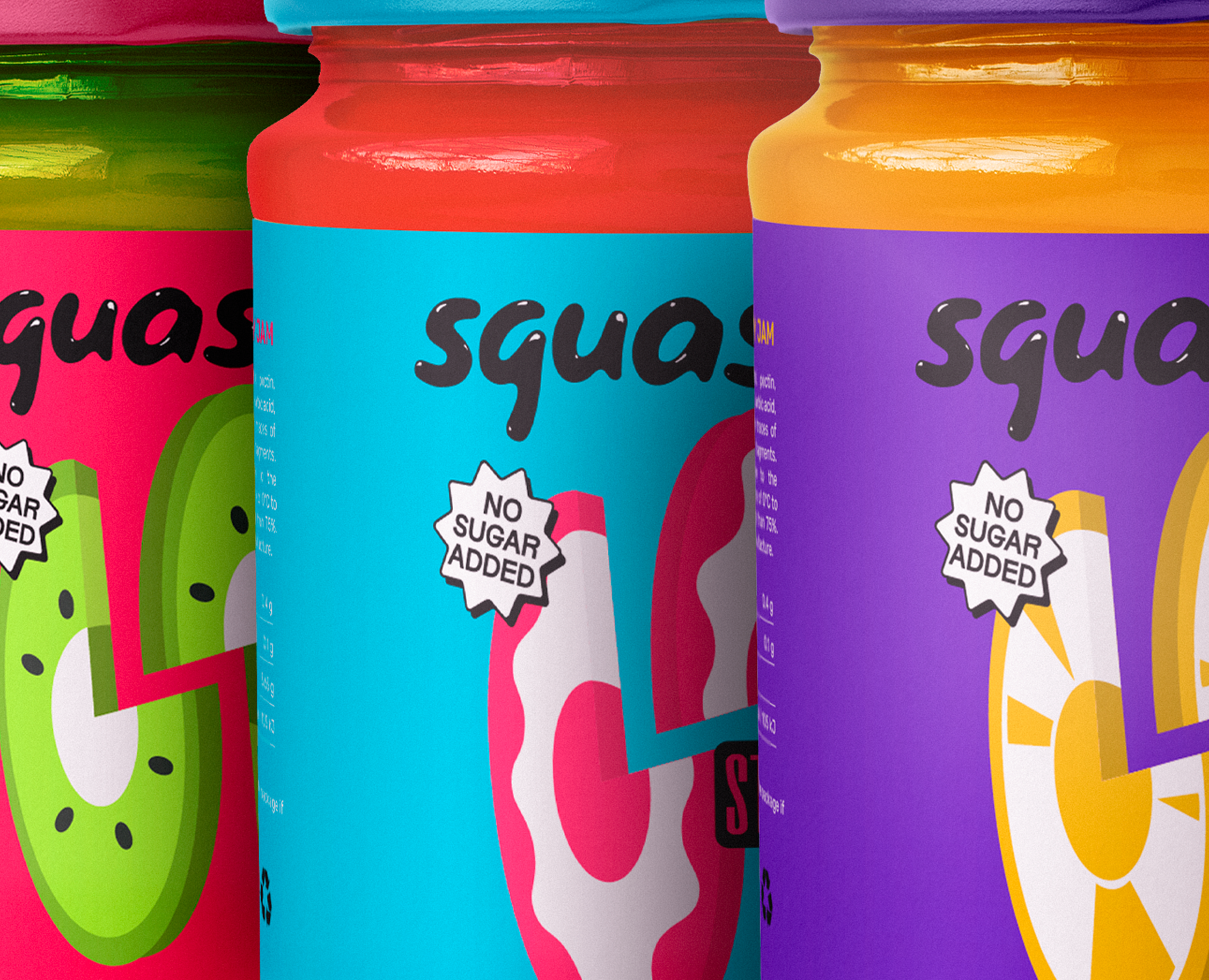 Упаковка джема SQUASHIE — Брендинг, Графика на Dprofile