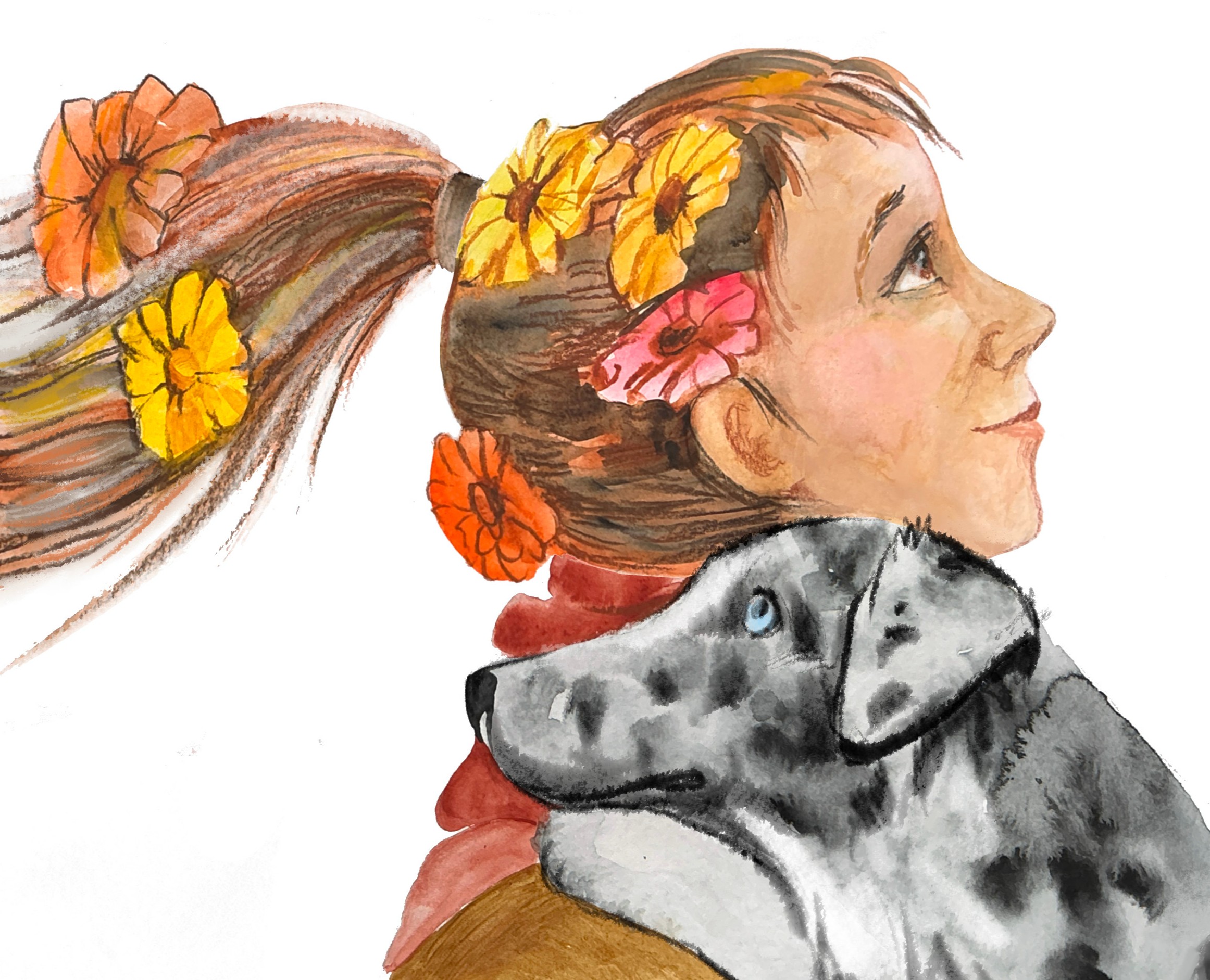 Обложки для книг "И будутцветы" и "Жили у бабыТоси" — Иллюстрация на Dprofile