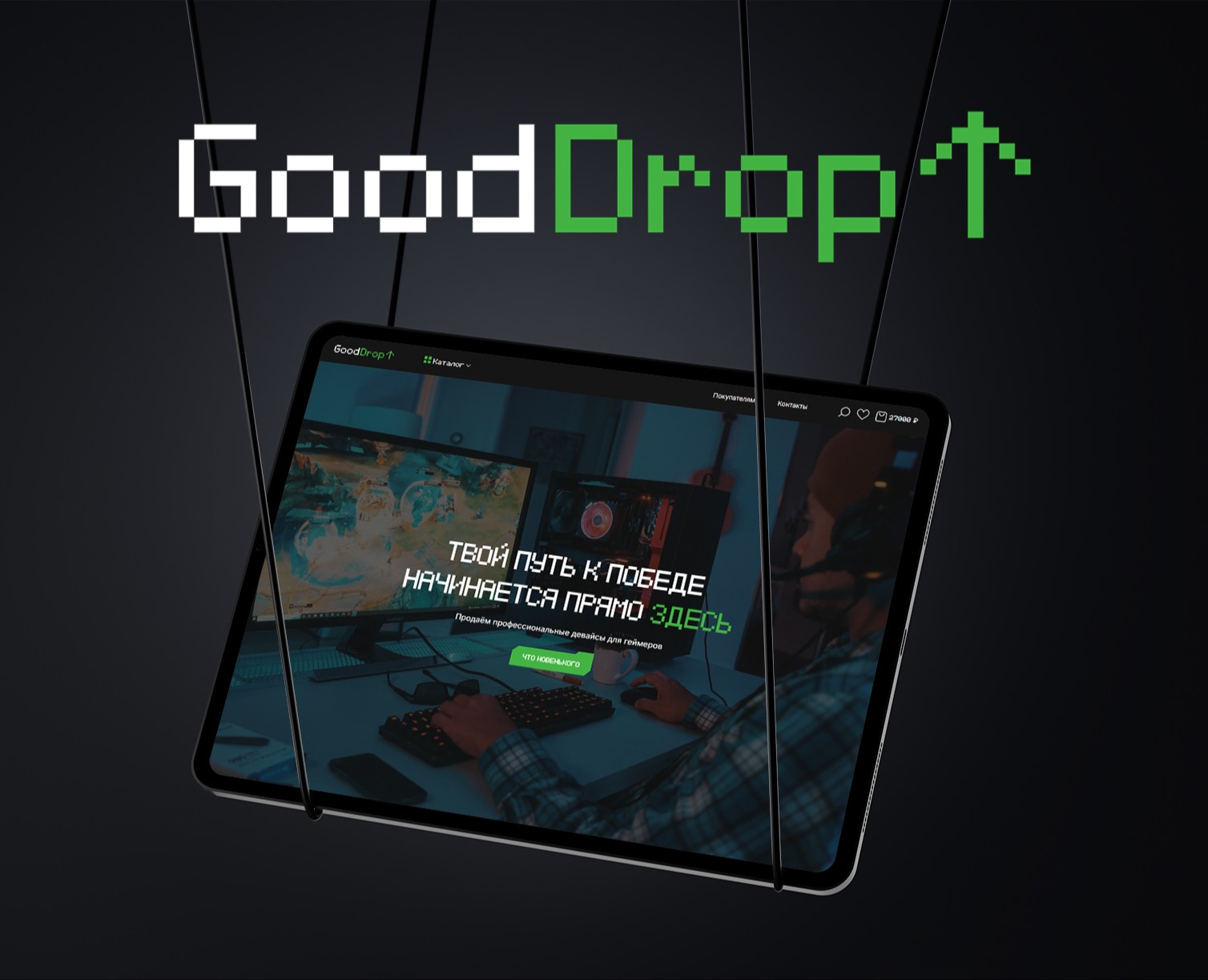 GoodDrop - интернет магазин геймерских девайсов — Интерфейсы на Dprofile