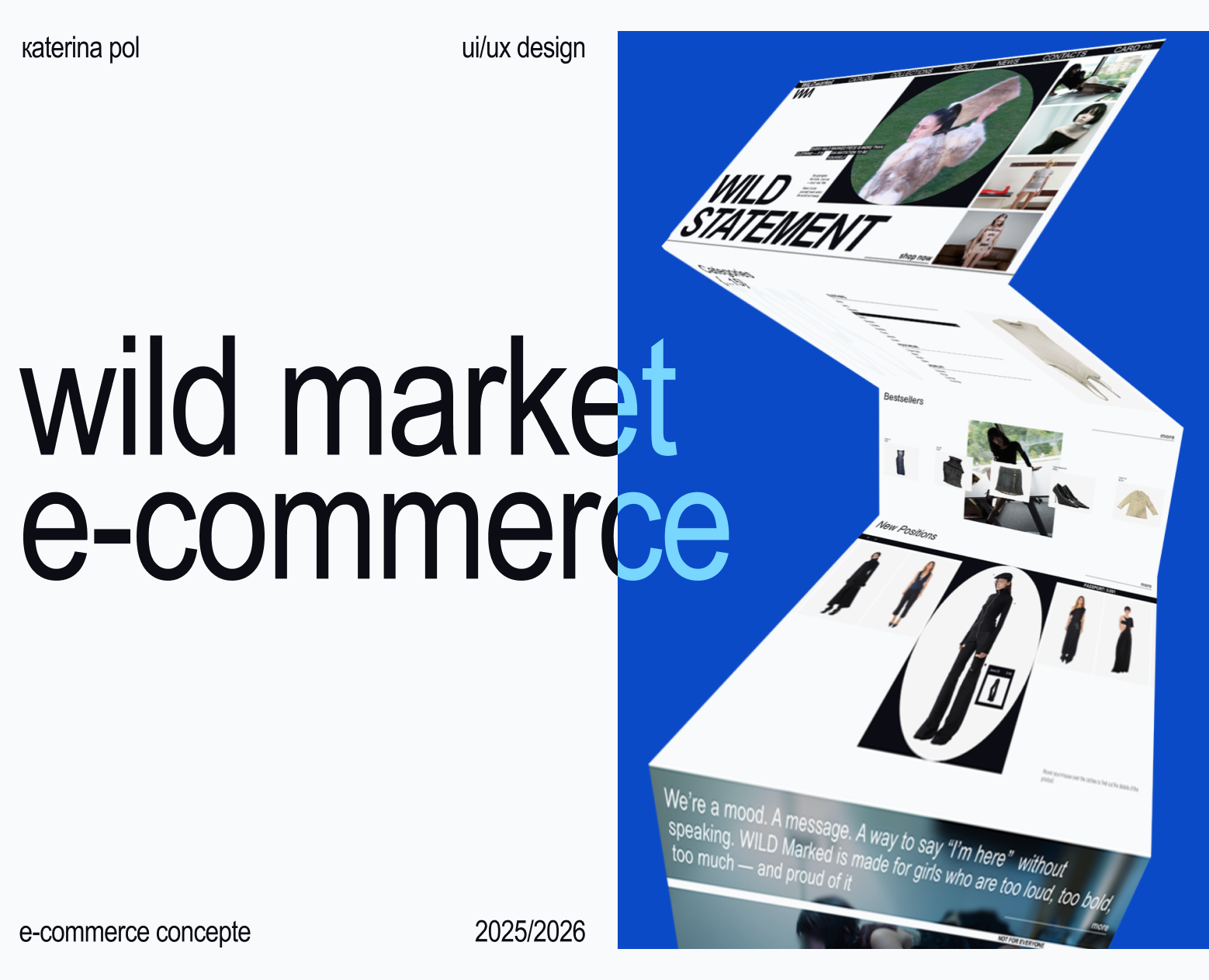 Wild Market | E-commerce — Интерфейсы, Анимация на Dprofile