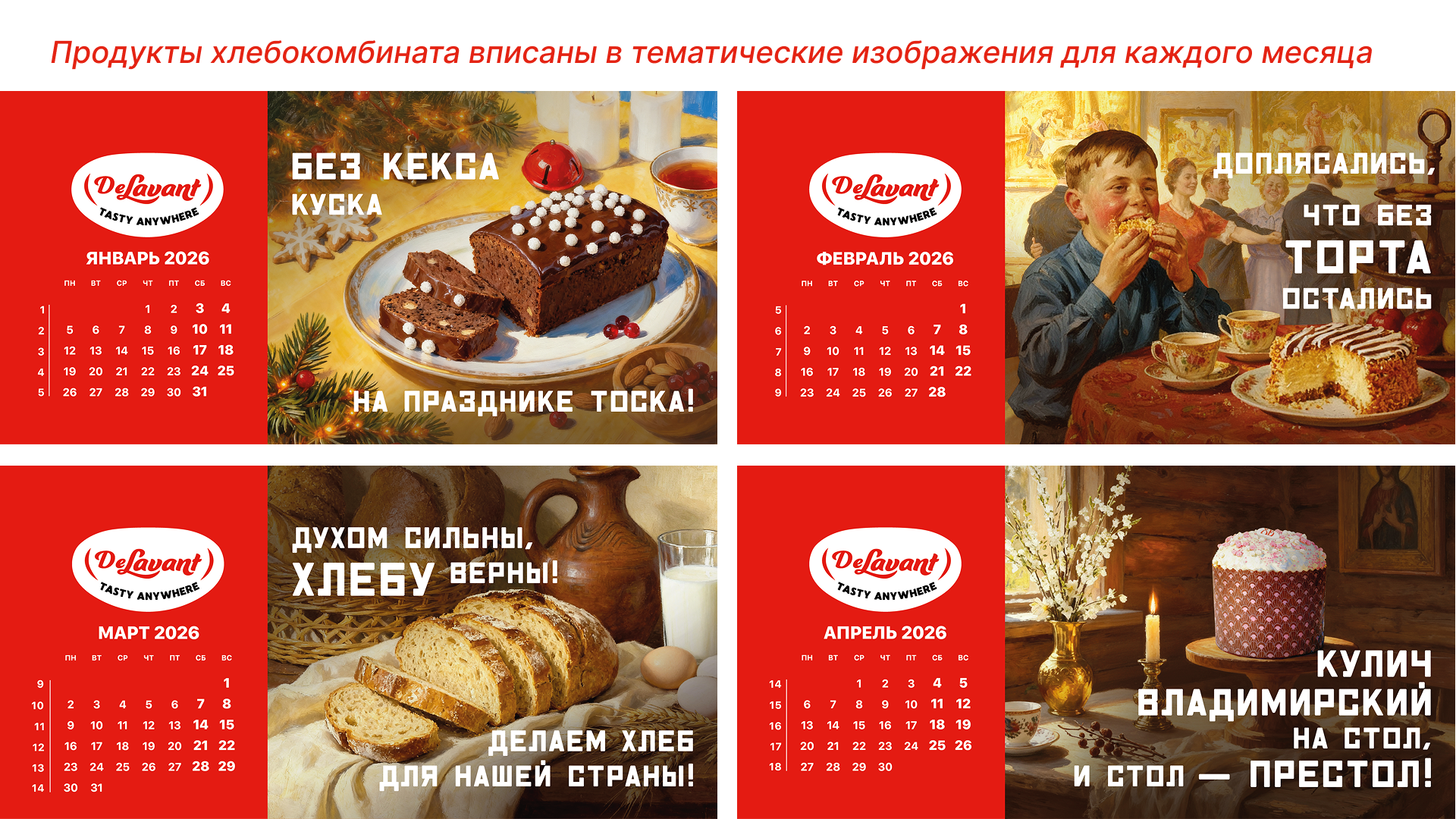 Календари DeLavant 2026 — Изображение №6 — Графика на Dprofile