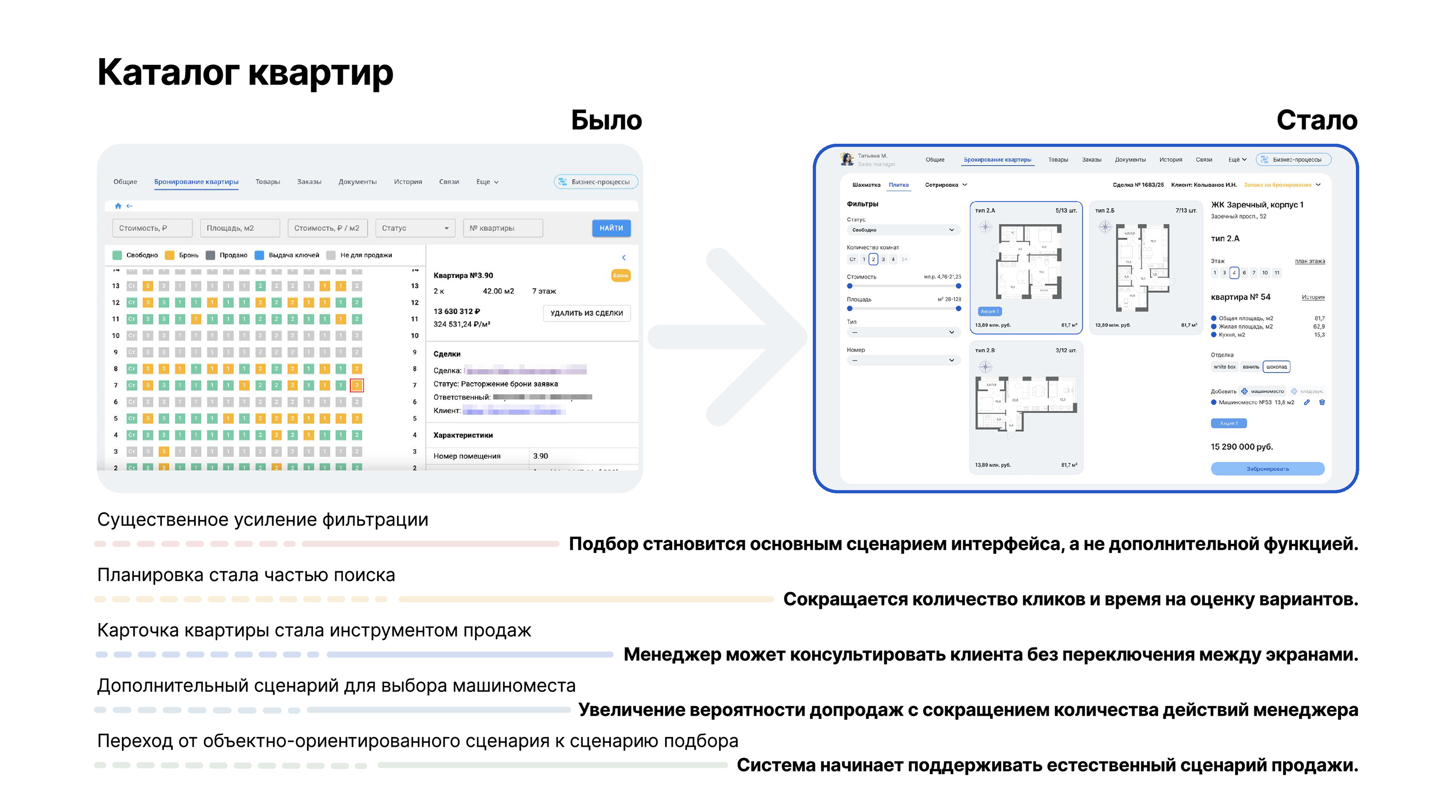 Редизайн CRM как инструмента консультации — Изображение №7 — Интерфейсы на Dprofile