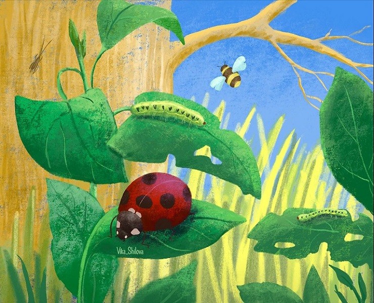 Животные в природе — Иллюстрация, Графика на Dprofile