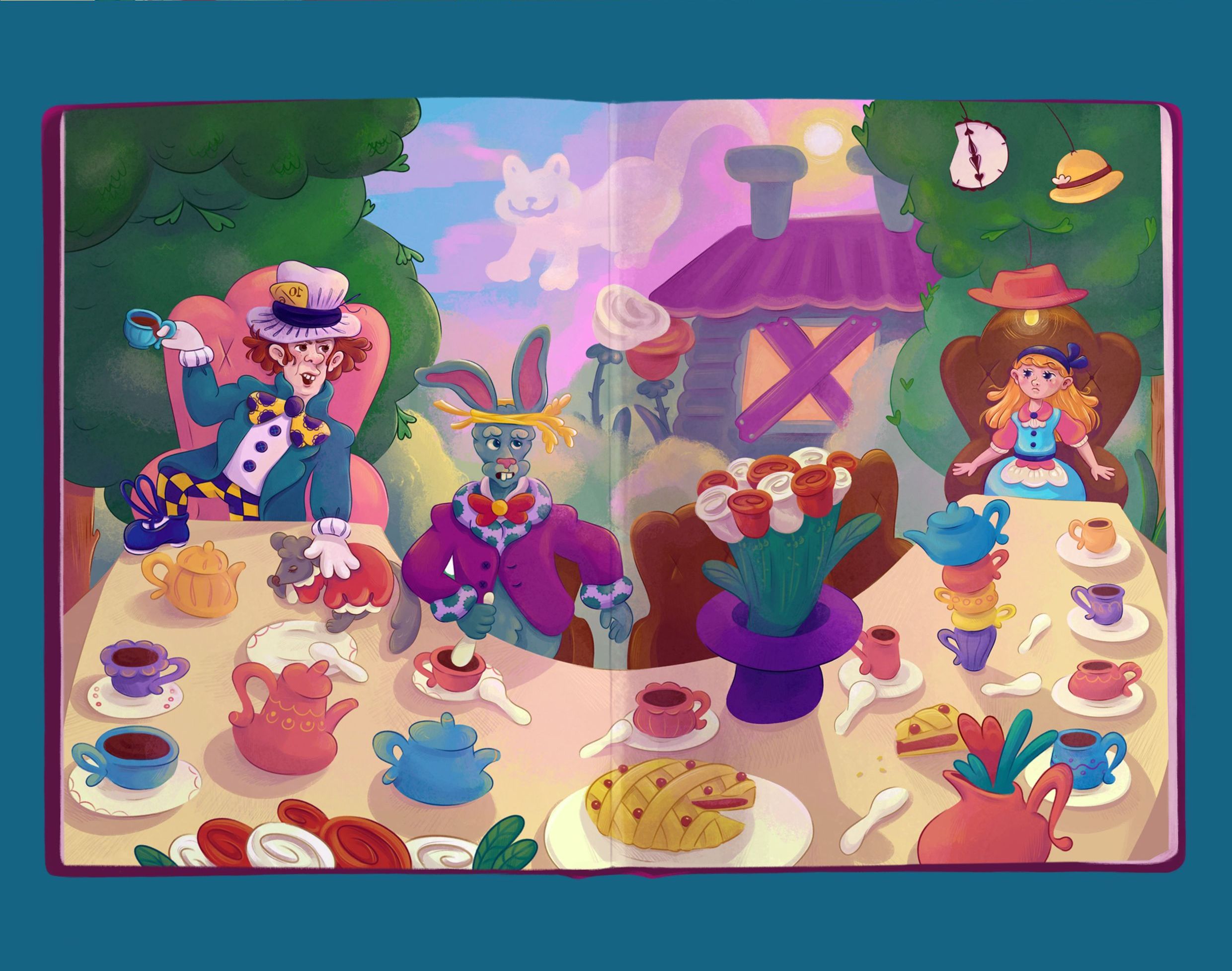 Алиса в Стране Чудес | Детская книга — Изображение №9 — Иллюстрация на Dprofile