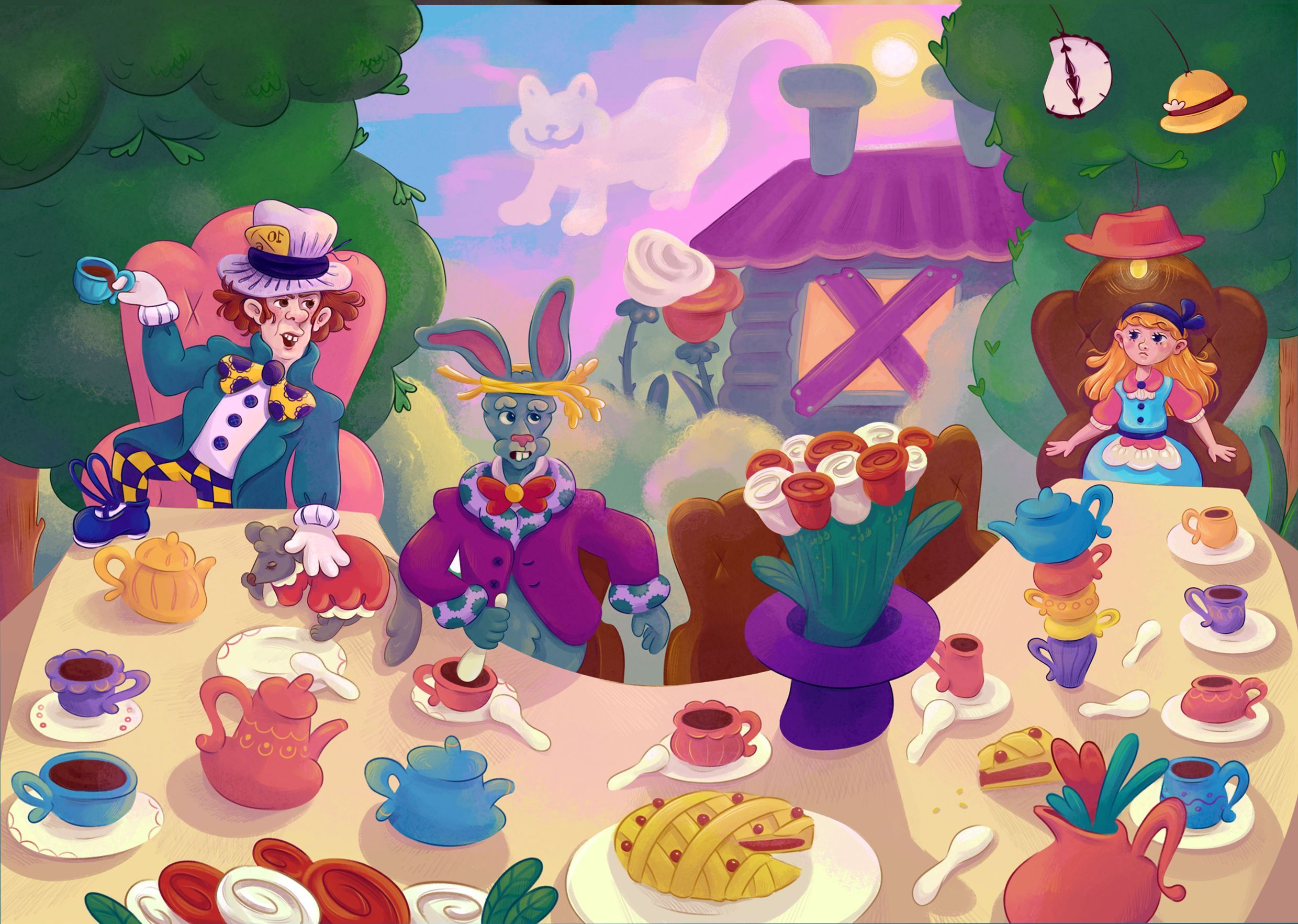 Алиса в Стране Чудес | Детская книга — Изображение №8 — Иллюстрация на Dprofile