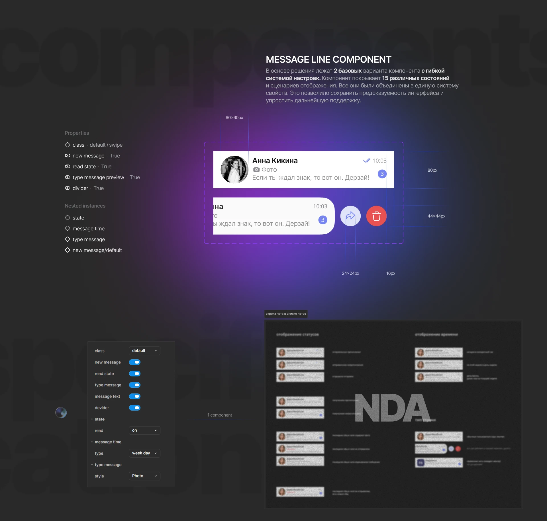 UX/UI дизайн фичи | Чаты | Product Design — Изображение №4 — Интерфейсы на Dprofile