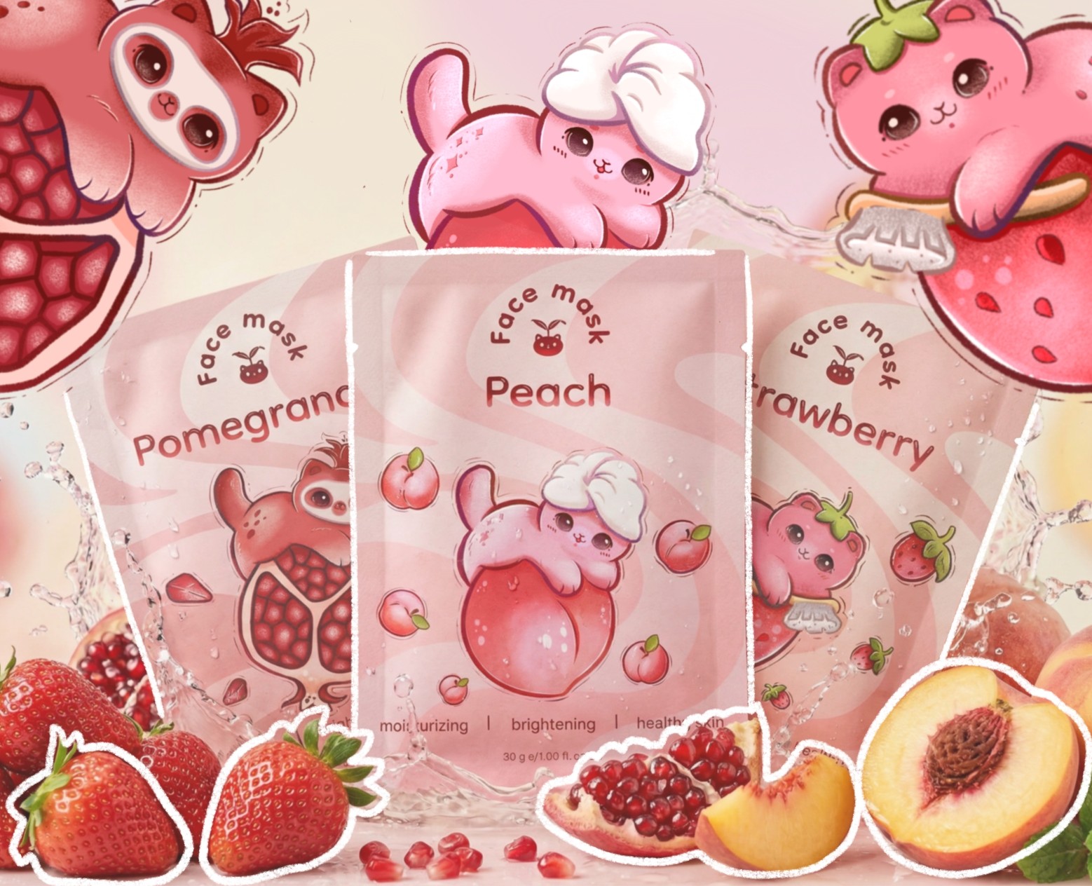 Маски для лица | Иллюстрации и дизайн упаковки на Dprofile