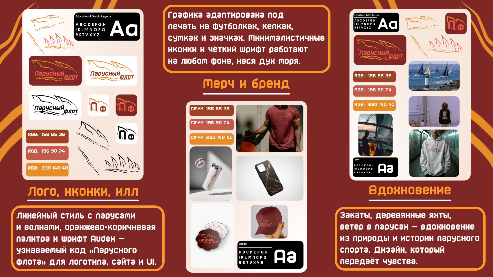 Парусный флот /Дизайн айдентики — Изображение №8 — Брендинг на Dprofile