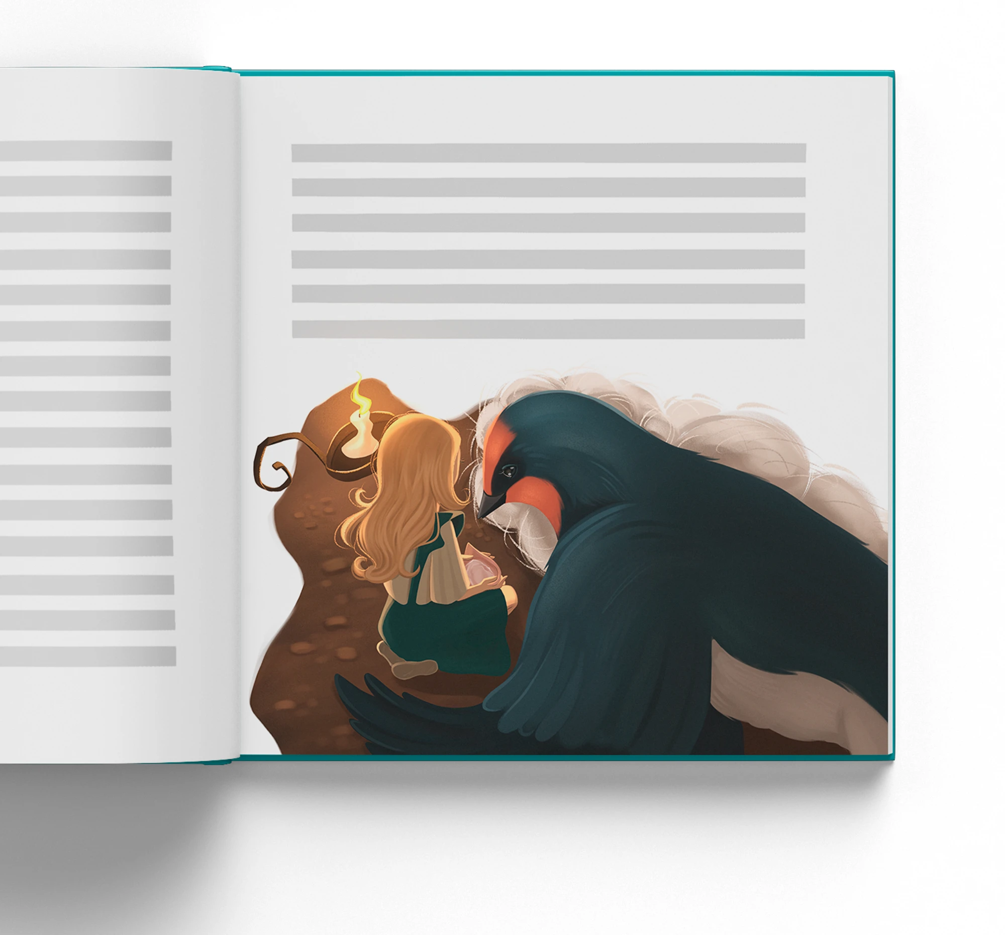 Книжные иллюстрации для сказки "Дюймовочка" — Изображение №21 — Иллюстрация, Графика на Dprofile