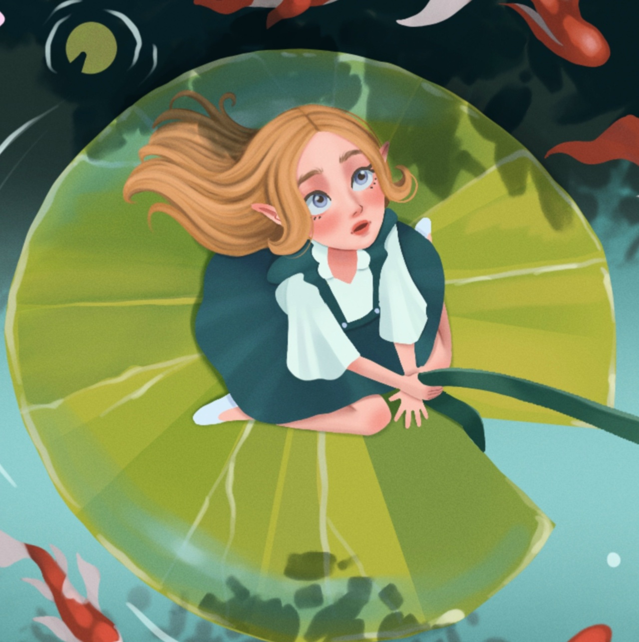 Книжные иллюстрации для сказки "Дюймовочка" — Изображение №11 — Иллюстрация, Графика на Dprofile