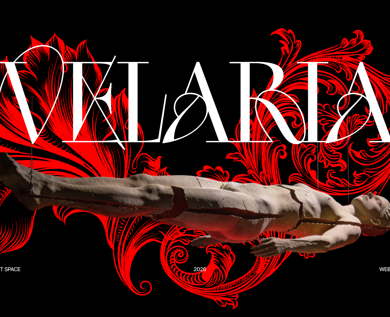 Velaria — сайт иммерсивного арт-пространства на Dprofile