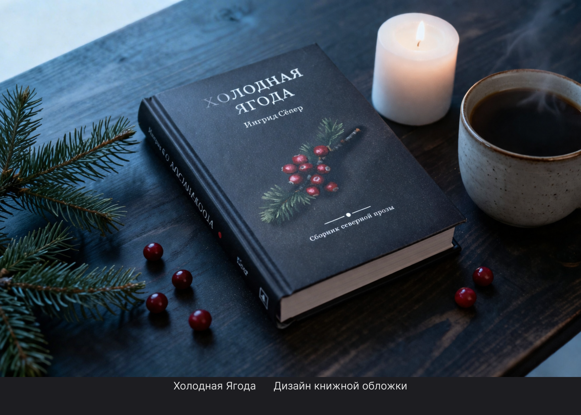 Книжная обложка "Холодная Ягода" — Изображение №1 — Брендинг, Иллюстрация на Dprofile