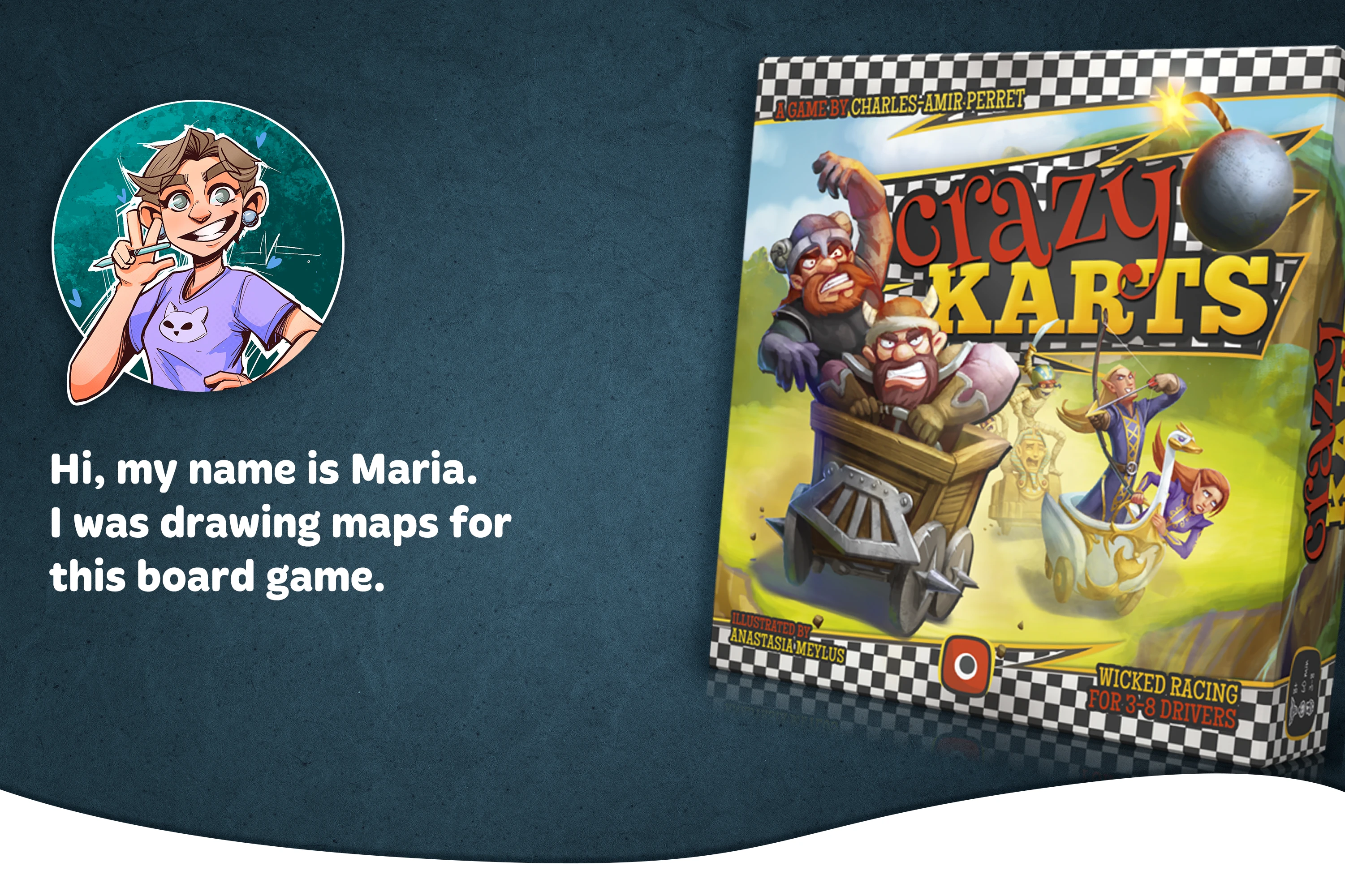 Настольная игра "Krazy Karts" — Изображение №1 — Иллюстрация, Графика на Dprofile