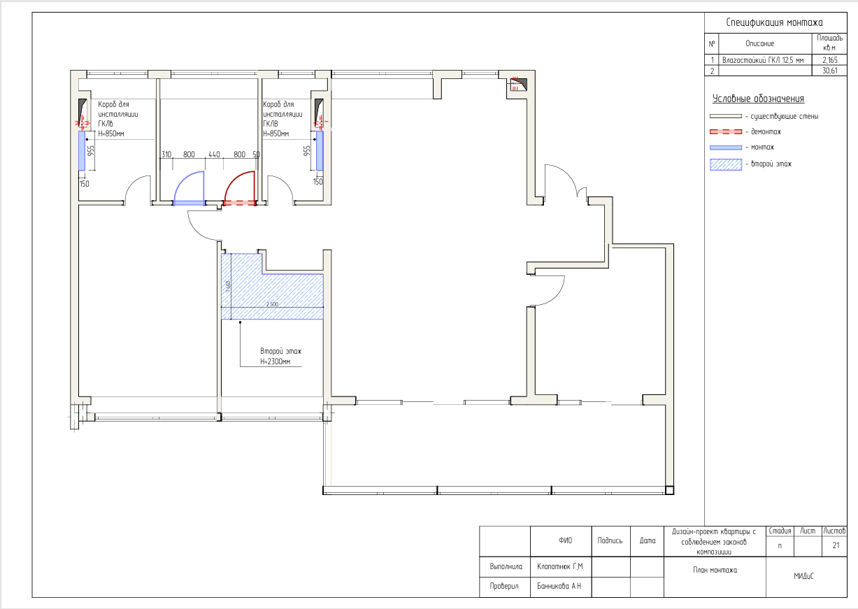 Учебный проект с соблюдением законов композиции — Изображение №7 — Архитектура на Dprofile