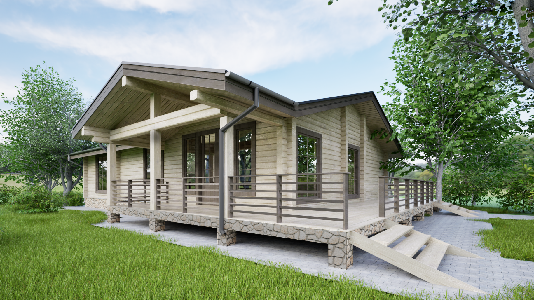 3D визуализации экстерьера зданий — Изображение №7 — 3D на Dprofile