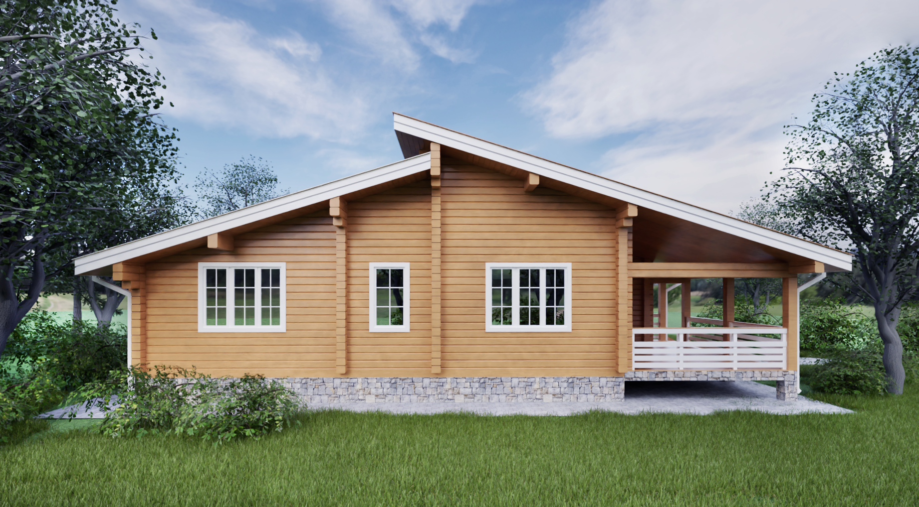 3D визуализации экстерьера зданий — Изображение №5 — 3D на Dprofile