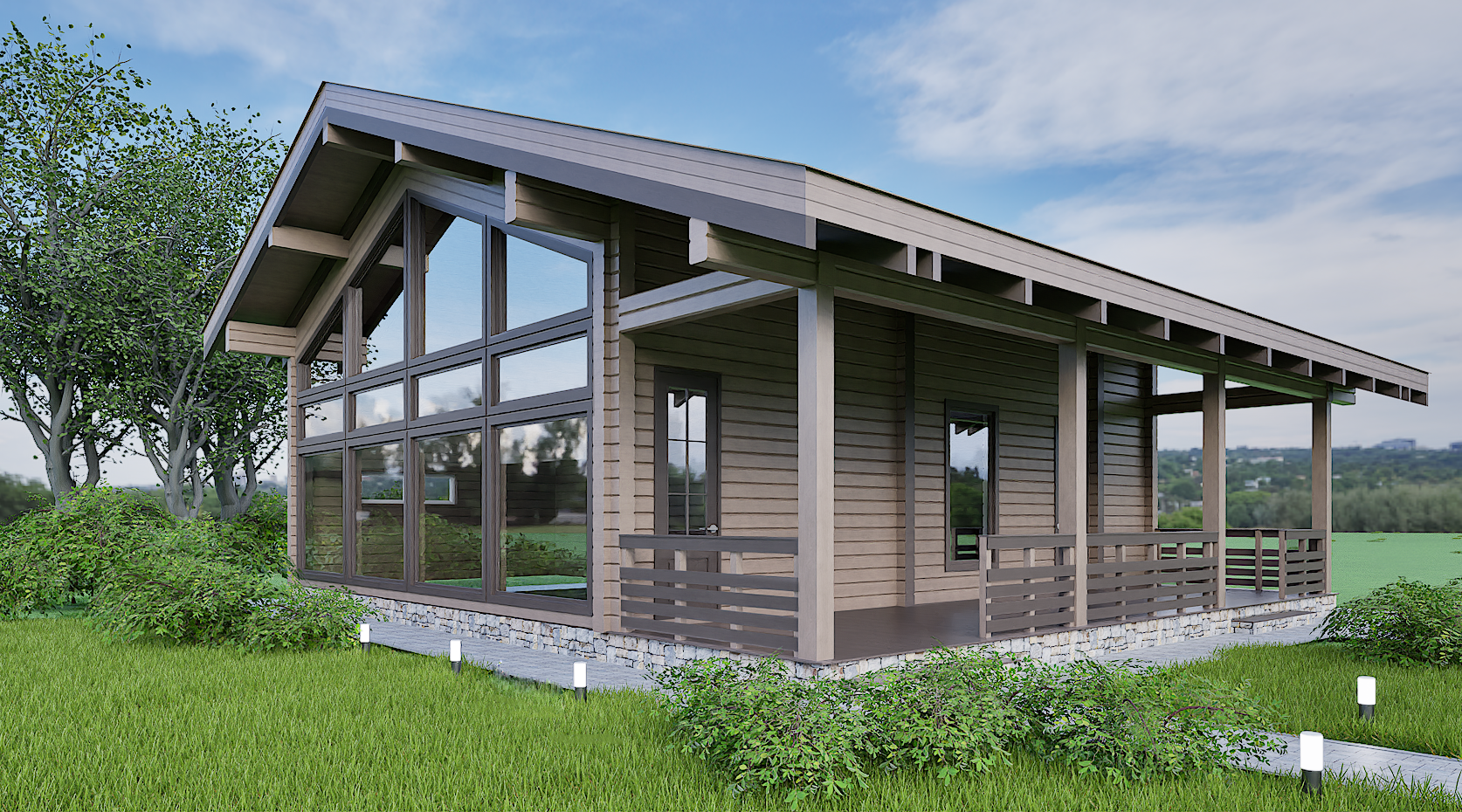 3D визуализации экстерьера зданий — Изображение №1 — 3D на Dprofile