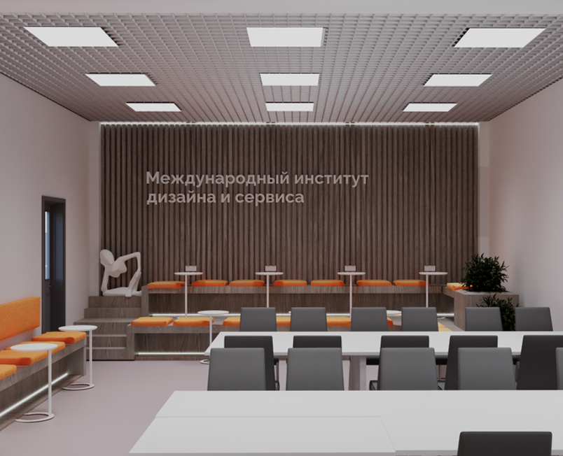 Эскизный дизайн-проект учебных аудиторий ЧОУВО МИДиС на Dprofile