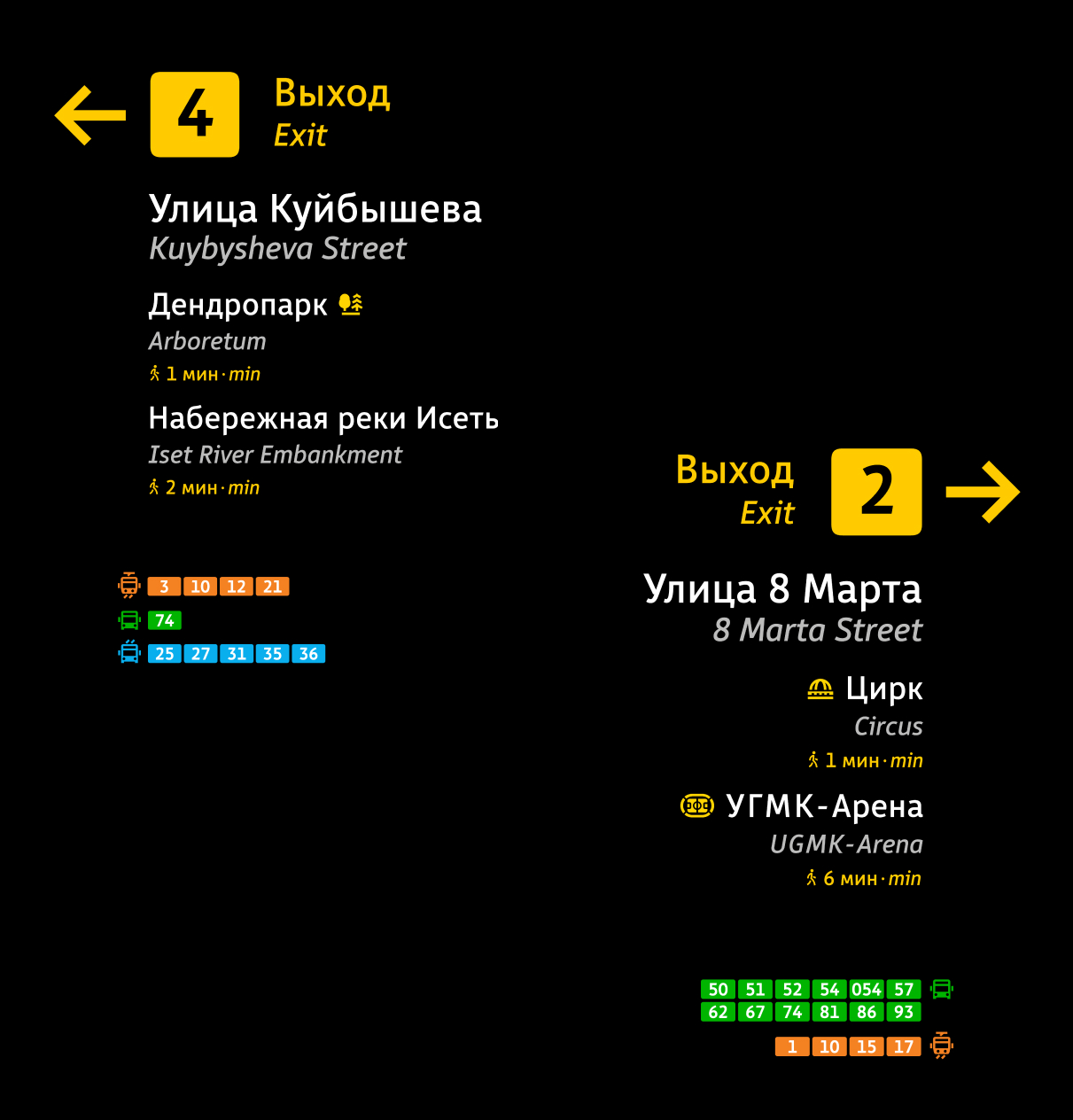 Концепция навигации Метро Екатеринбурга — Изображение №5 — Иллюстрация, Графика на Dprofile