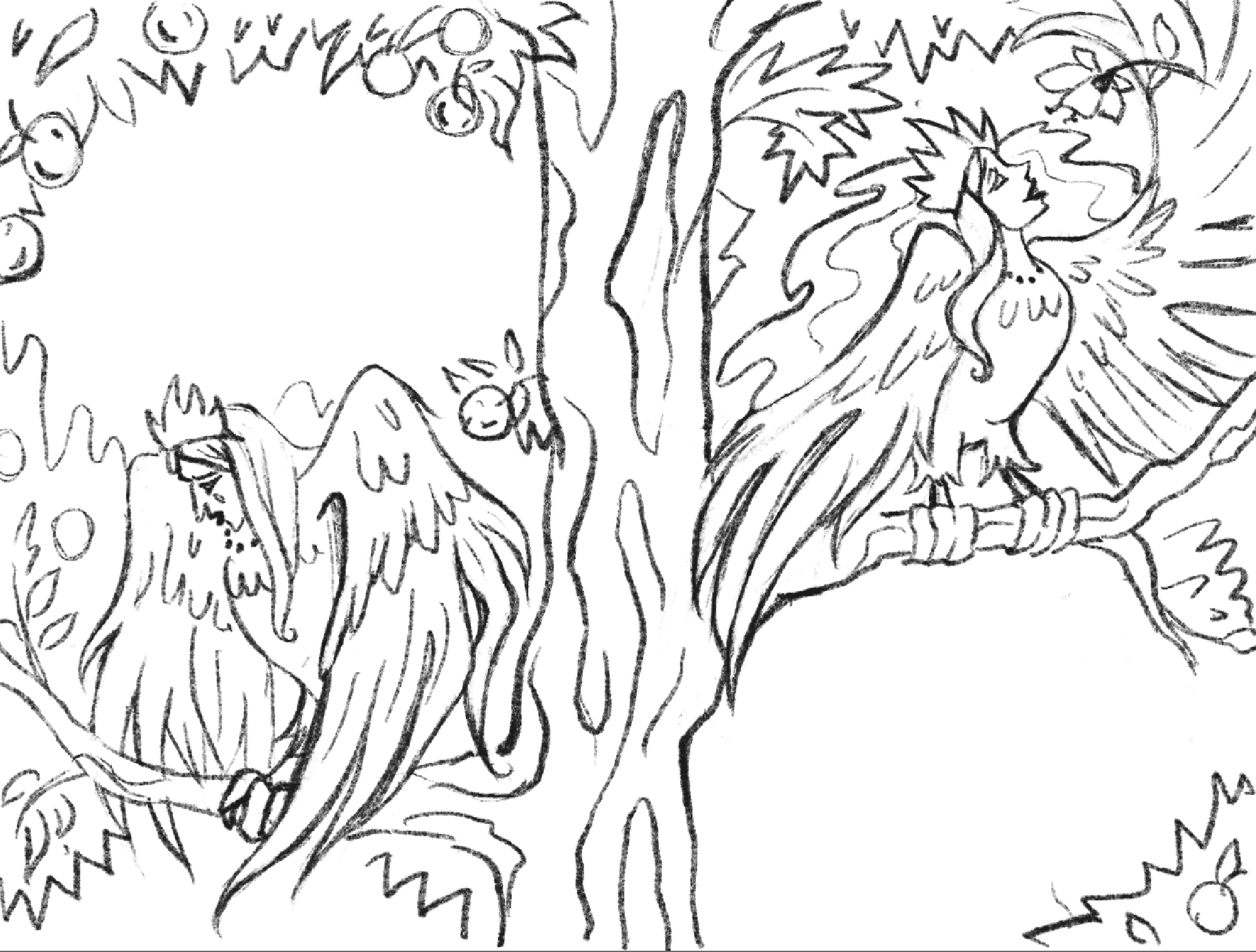 Иллюстрации для книги «Мифические существа русских сказок» — Изображение №8 — Иллюстрация, Графика на Dprofile