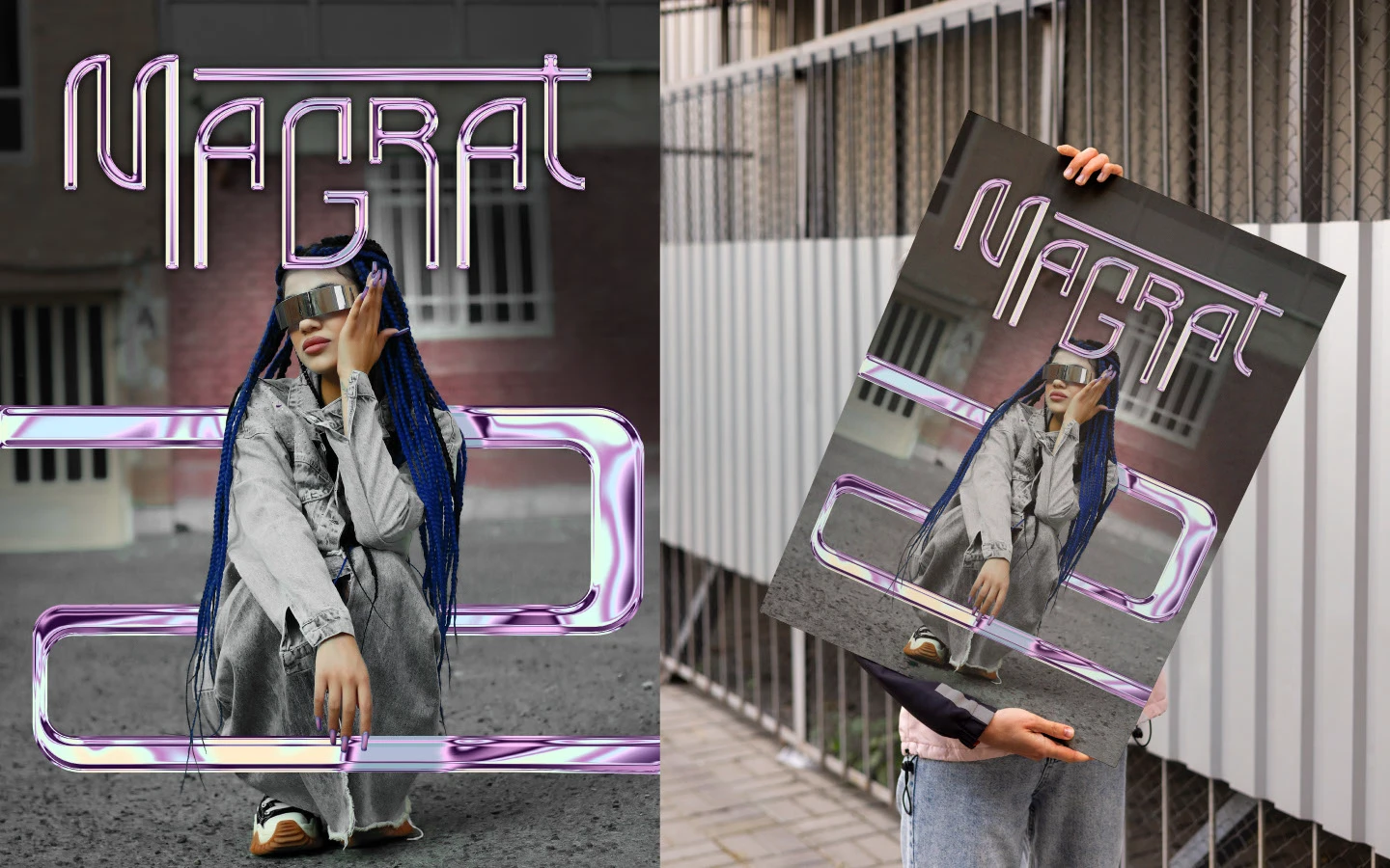 Логотип и фирменный стиль для салона причёсок MAGRAT — Изображение №7 — Брендинг на Dprofile