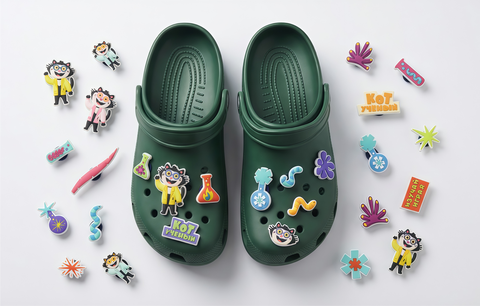 Дизайн серии упаковок  для научных опытов  «Кот-учёный» — Изображение №12 — Брендинг, Иллюстрация на Dprofile