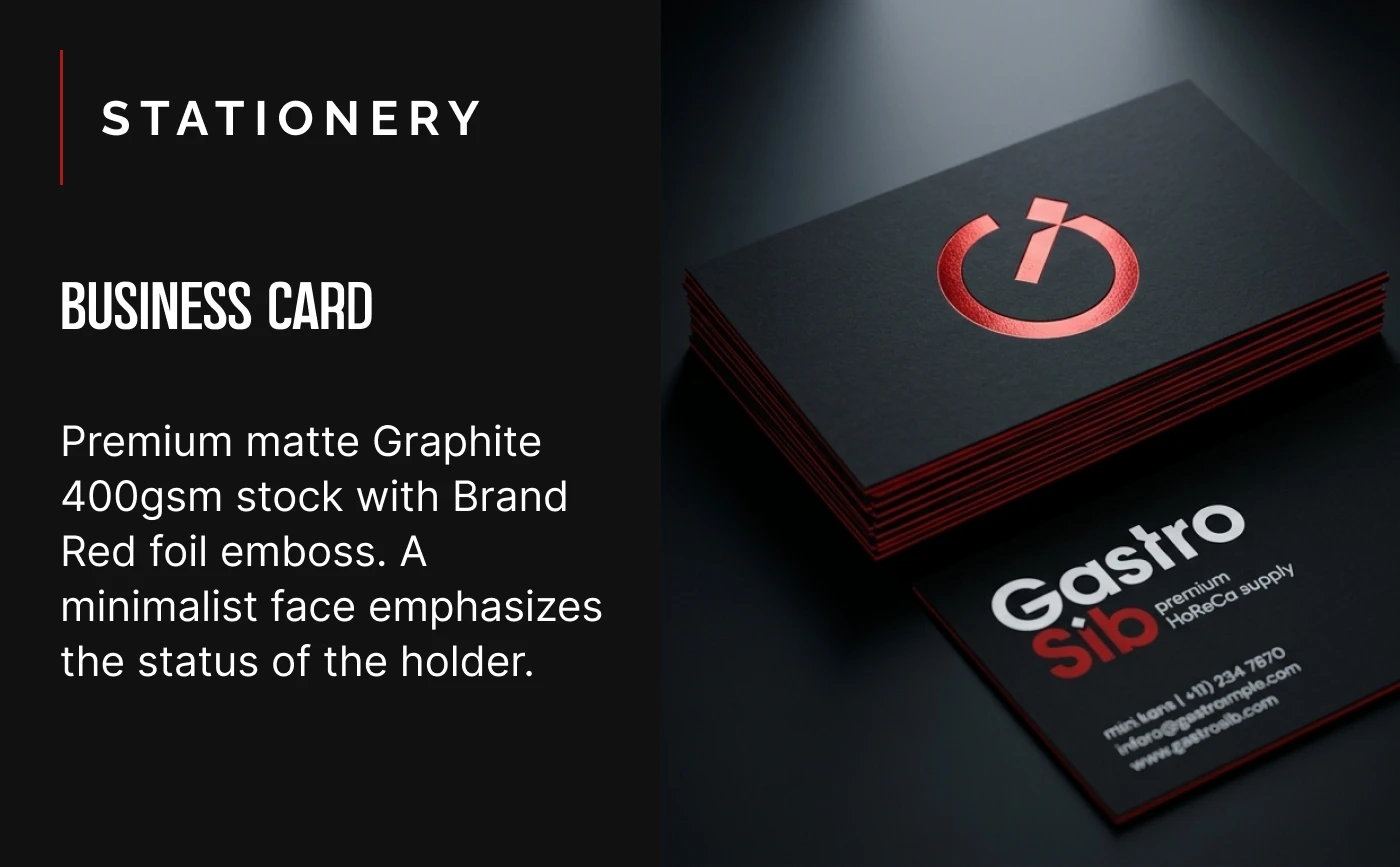 GastroSib - Brand Identity for Premium HoReCa Supply — Изображение №13 — Брендинг на Dprofile