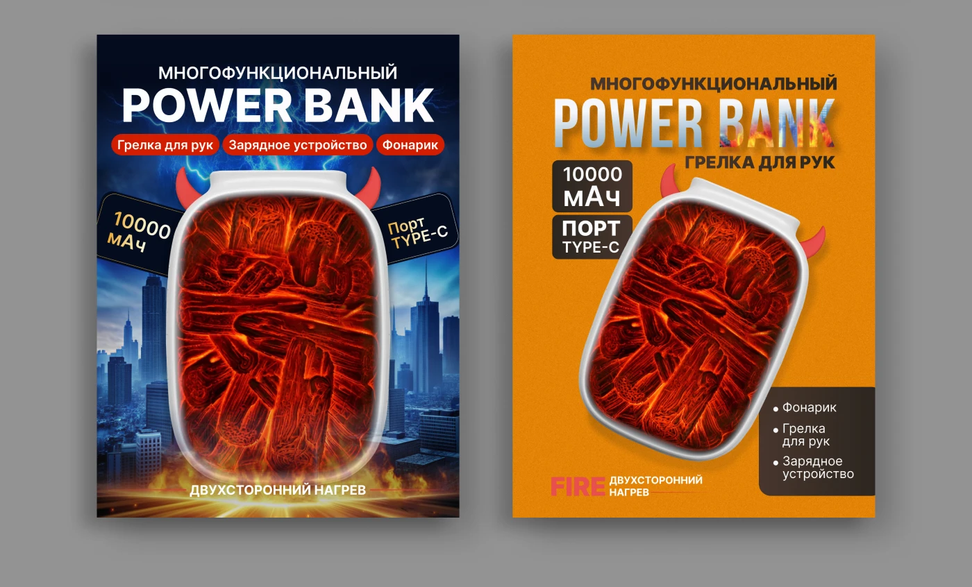 Инфографика Power Bank — карточка товара для Ozon/WB — Изображение №6 — Графика, Маркетинг на Dprofile
