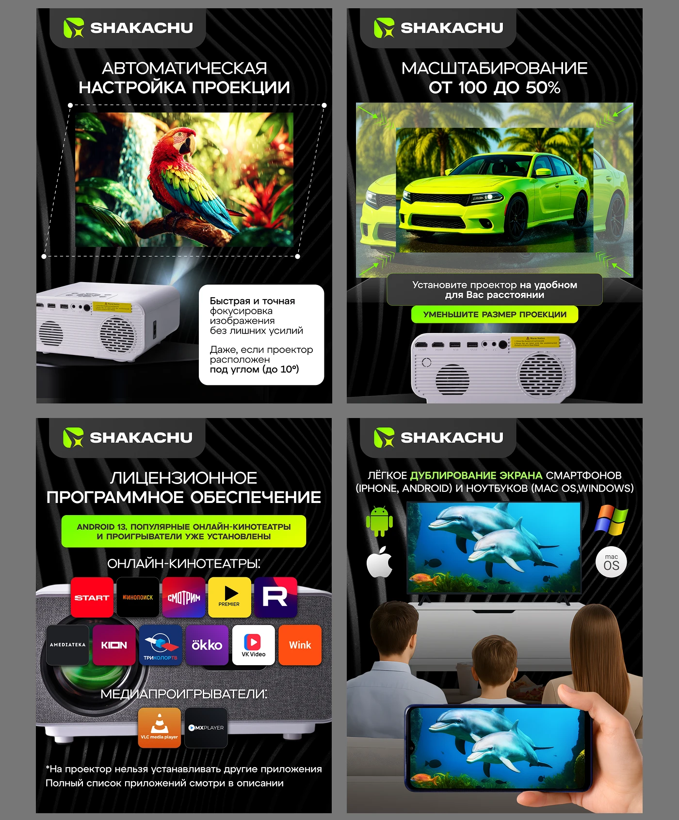 AI-дизайн карточки товара — инфографика проектора — Изображение №4 — Графика, Маркетинг на Dprofile