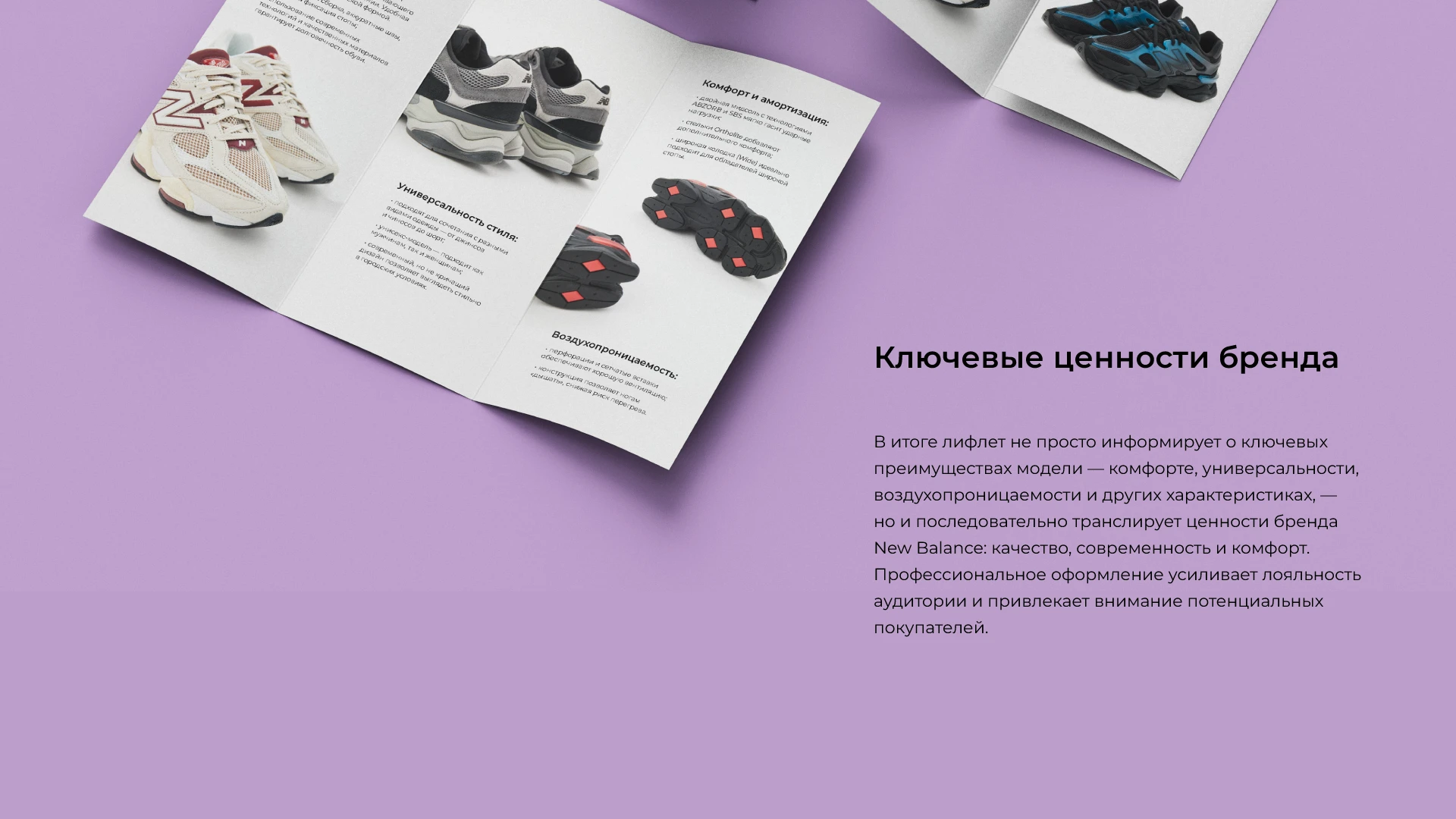 Лифлет кроссовок New Balance 9060 — Изображение №5 — Графика на Dprofile