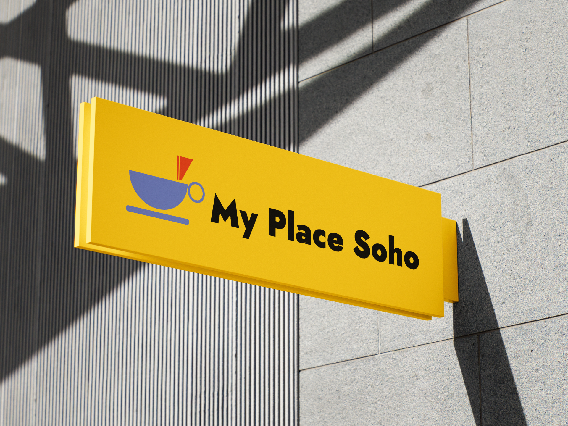 Фирменный стиль My Place Soho — Изображение №6 — Брендинг, Иллюстрация на Dprofile