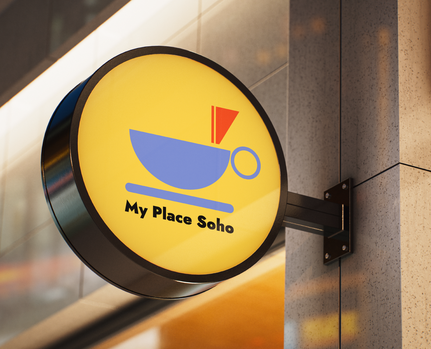 Фирменный стиль My Place Soho — Брендинг, Иллюстрация на Dprofile