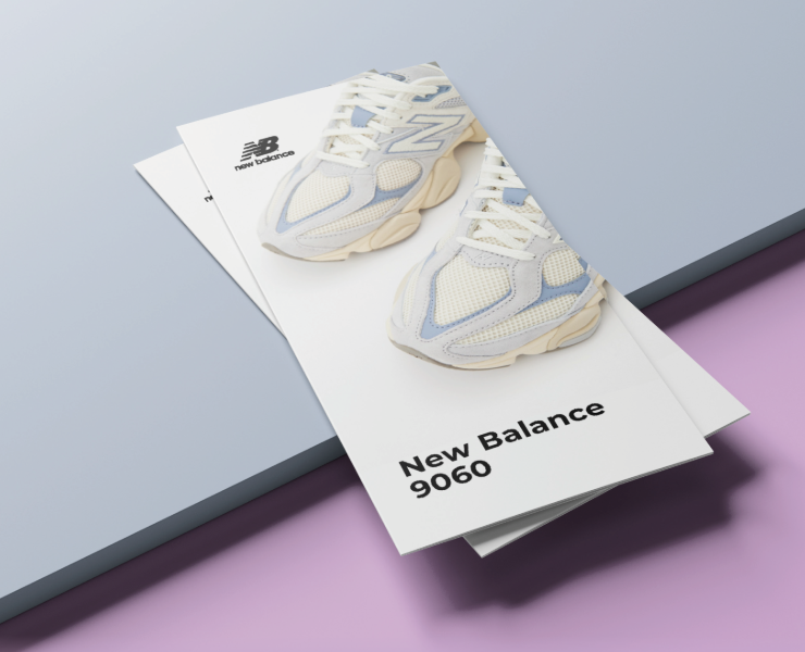 Лифлет кроссовок New Balance 9060 — Графика на Dprofile