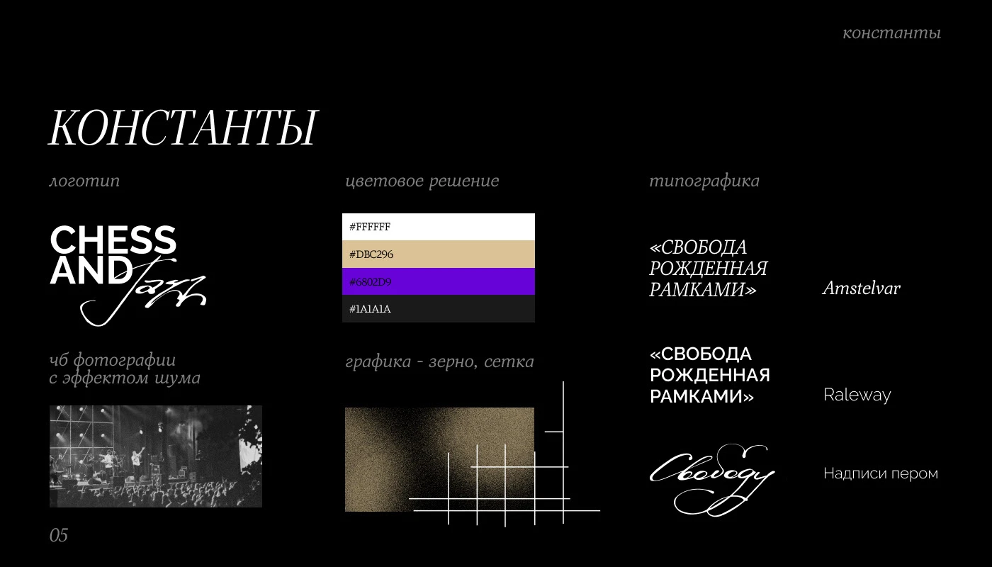 Айдентика музыкального фестиваля «Chess&Jazz» — Изображение №5 — Брендинг на Dprofile