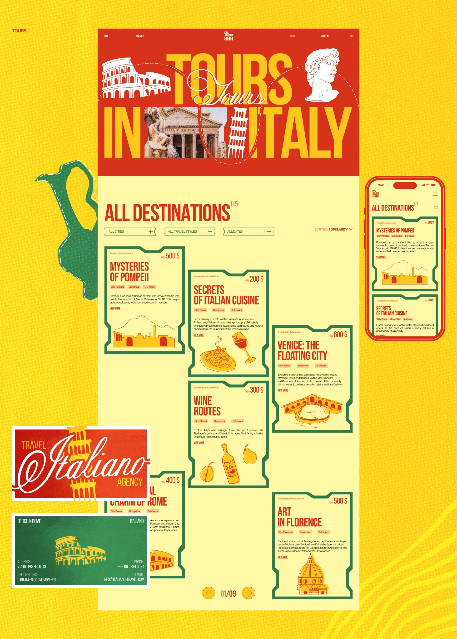 ITALIANO — Изображение №8 — Интерфейсы на Dprofile