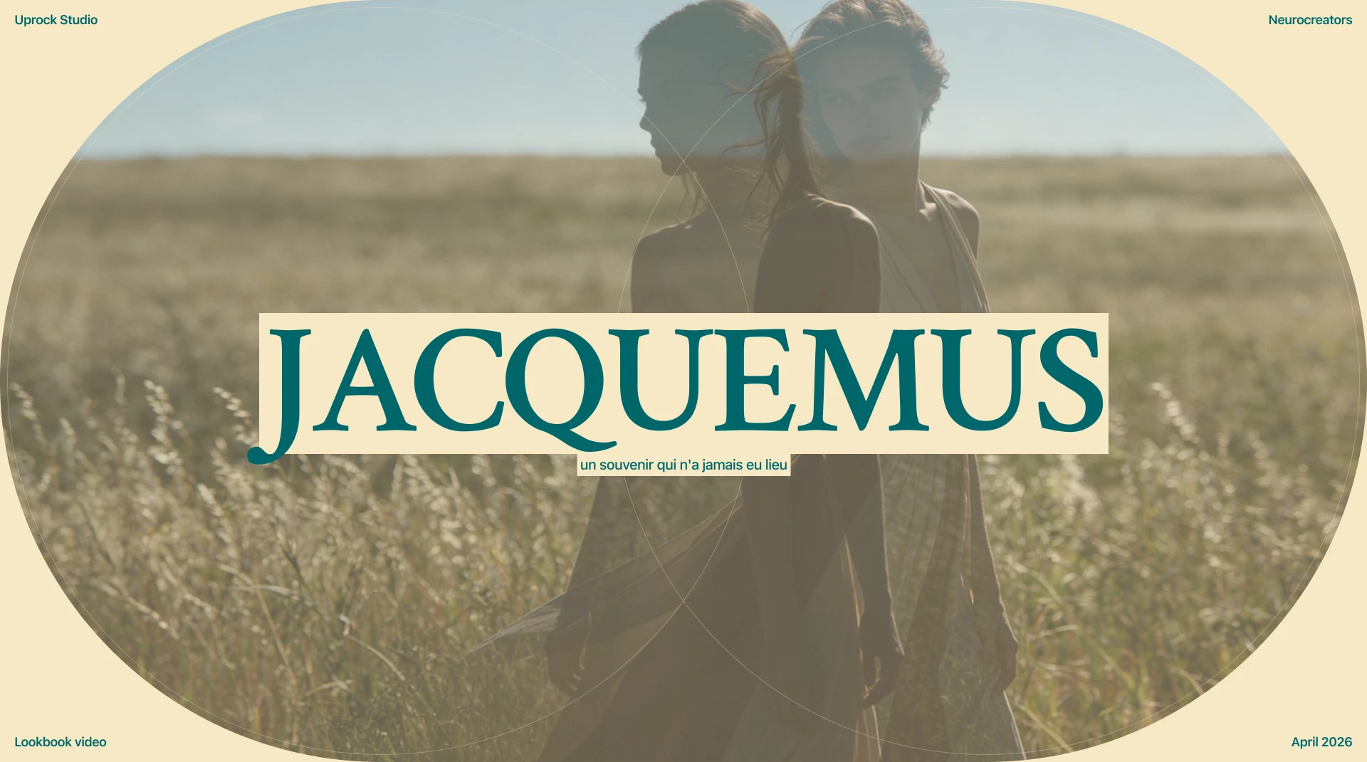 Лукбук ИИ-видео для Jacquemus — Изображение №1 — Анимация, Нейро на Dprofile