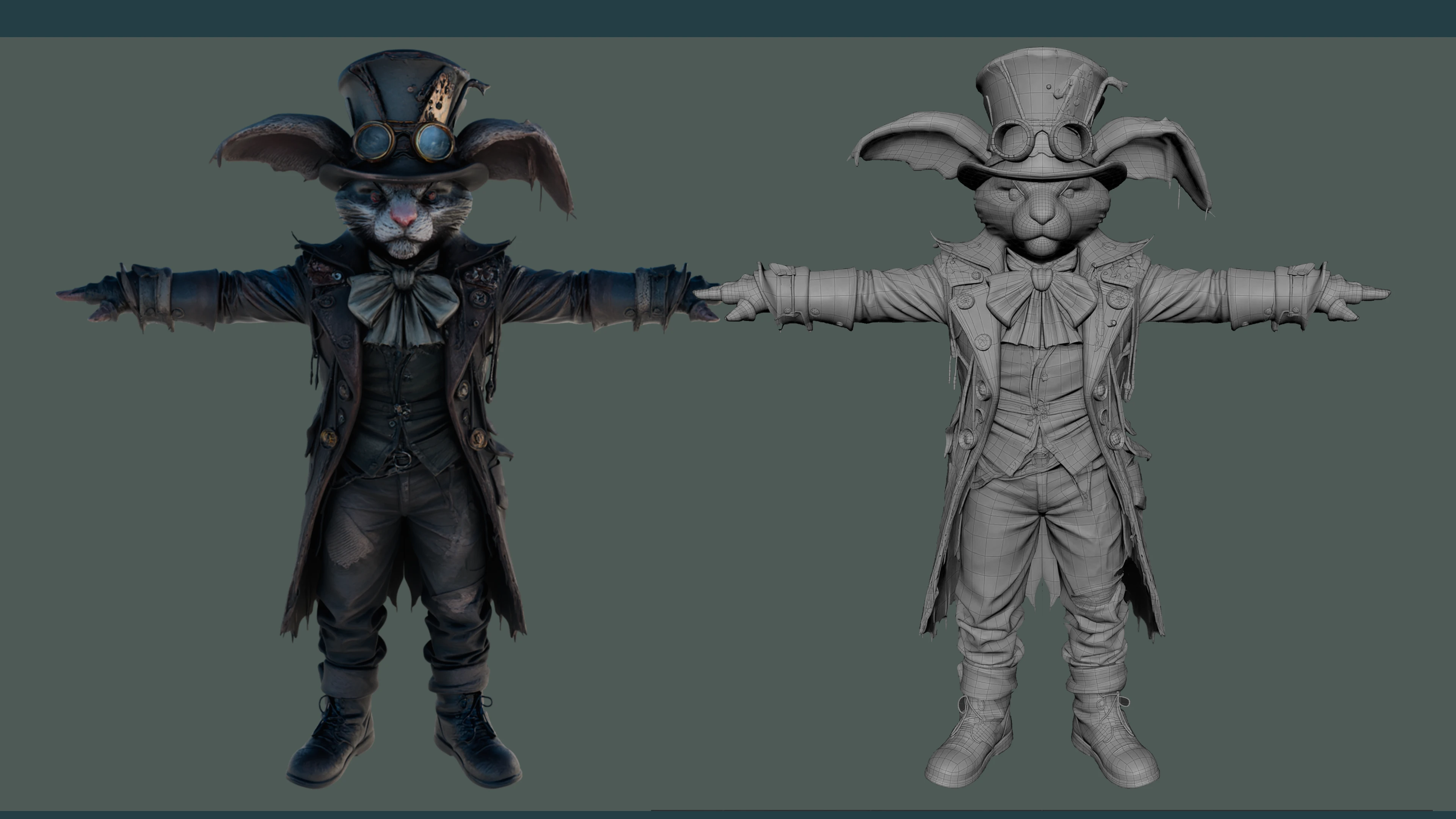 The Mad Hatter and others |  "Mirror of Dead Rose" — Изображение №7 — Иллюстрация, 3D на Dprofile