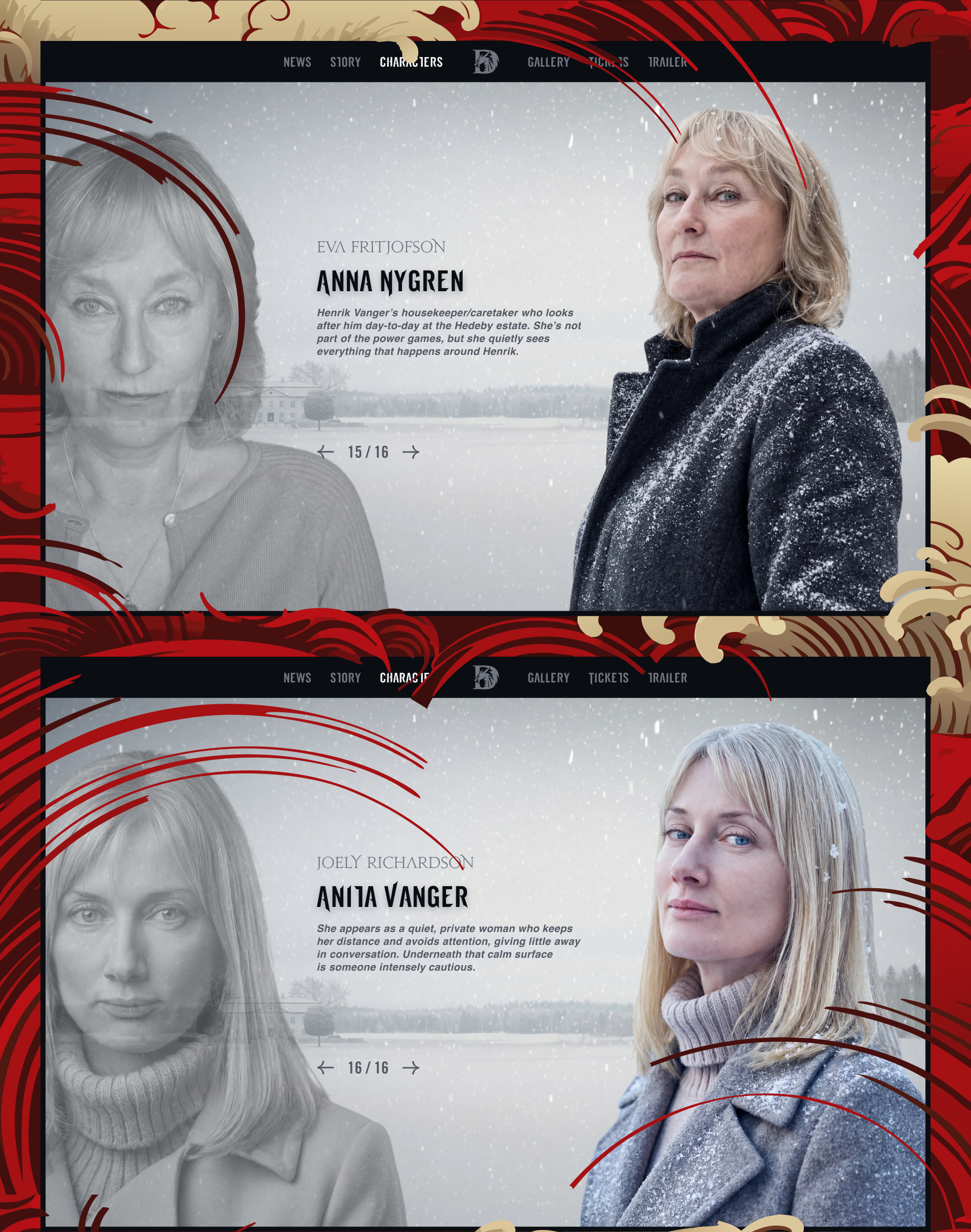 The Girl with the Dragon Tattoo — Изображение №10 — Интерфейсы, Анимация на Dprofile