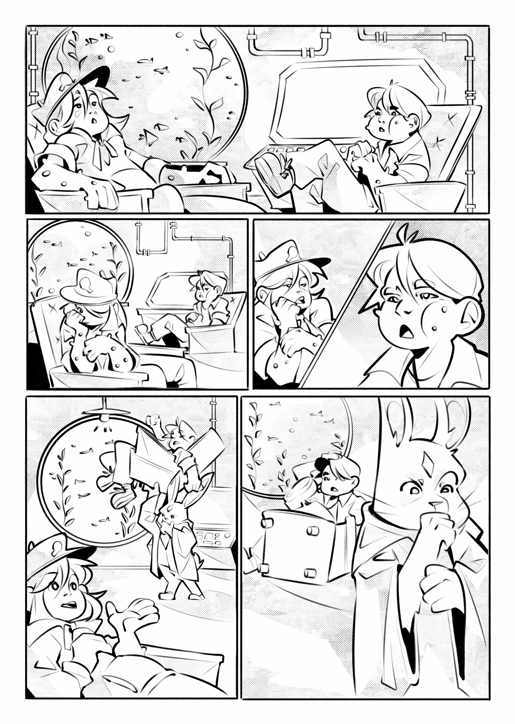 Комикс "Нойко и Марго" — Изображение №2 — Иллюстрация, Графика на Dprofile