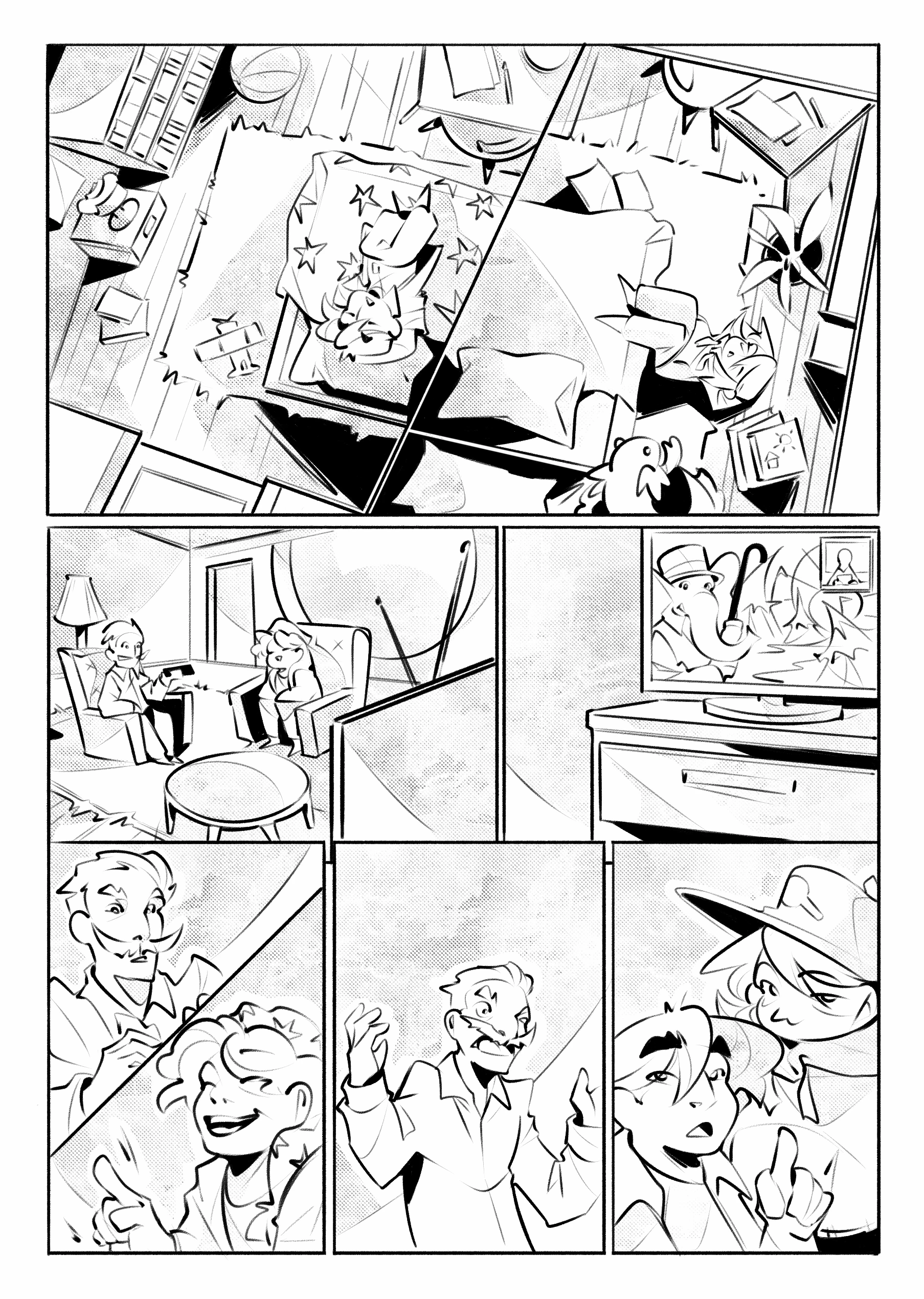 Комикс "Нойко и Марго" — Изображение №13 — Иллюстрация, Графика на Dprofile