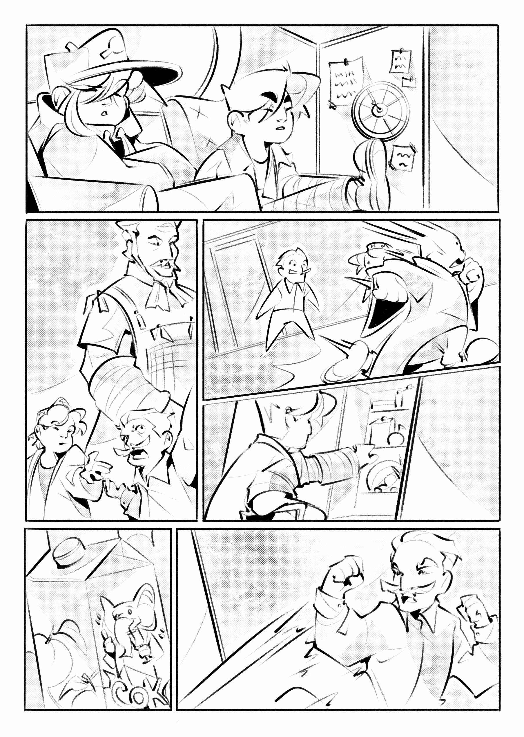 Комикс "Нойко и Марго" — Изображение №11 — Иллюстрация, Графика на Dprofile