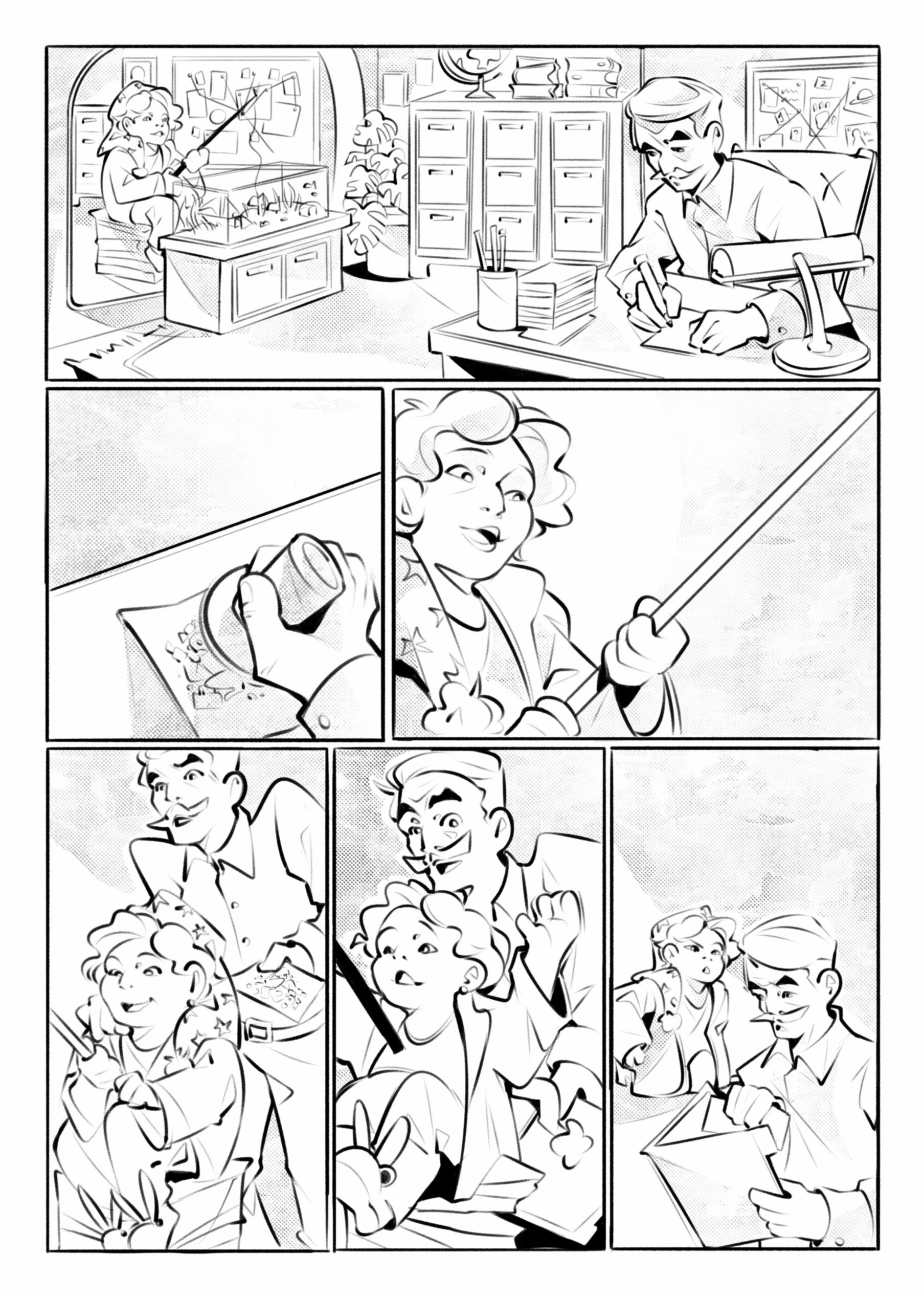 Комикс "Нойко и Марго" — Изображение №3 — Иллюстрация, Графика на Dprofile