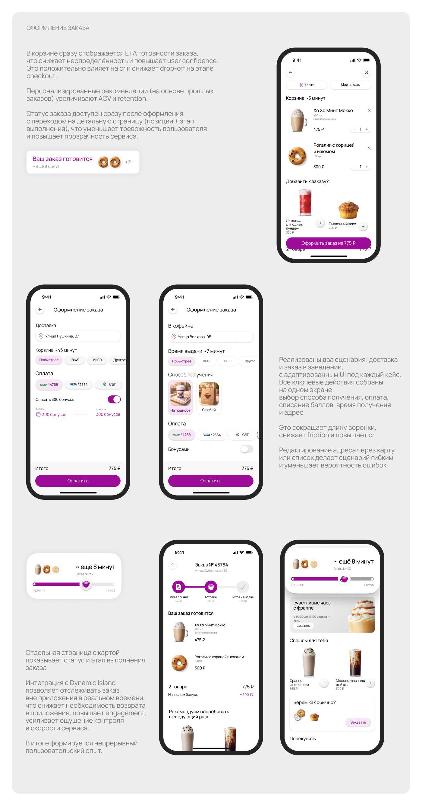 mobile app. Slow Coffee — Изображение №7 — Интерфейсы на Dprofile
