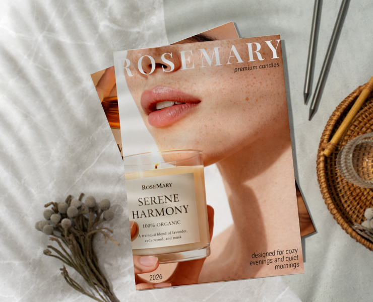 website. RoseMary. Premium candles на Dprofile