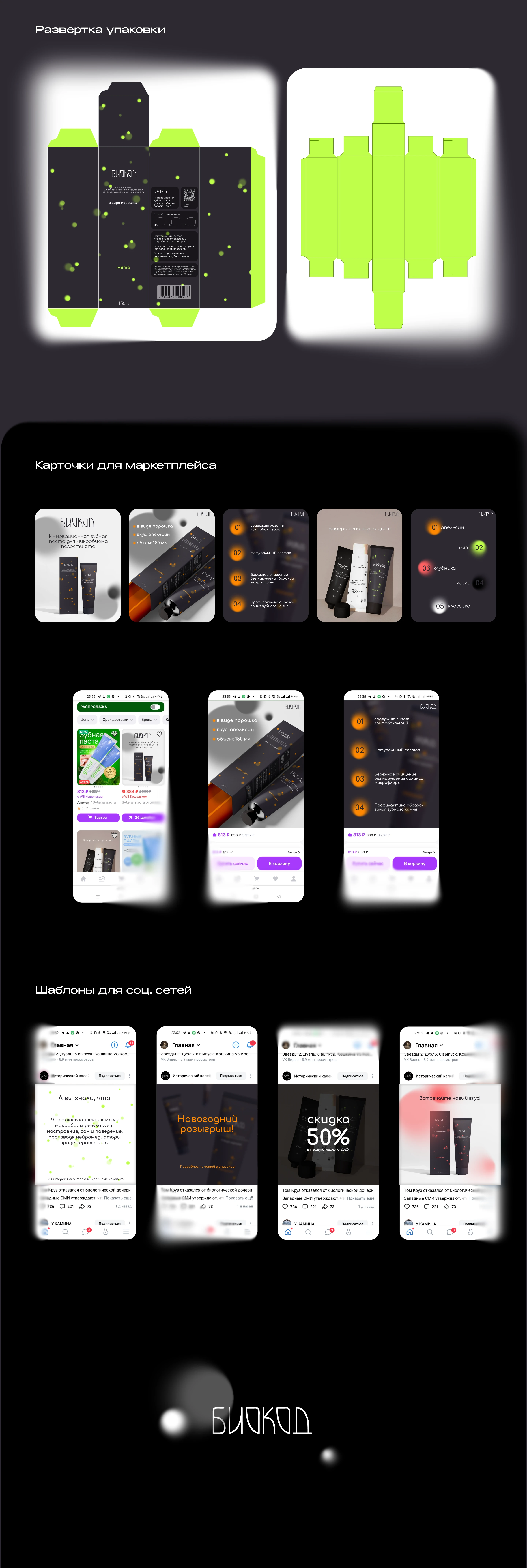 Упаковка зубной пасты — Изображение №4 — Брендинг, Промдизайн на Dprofile