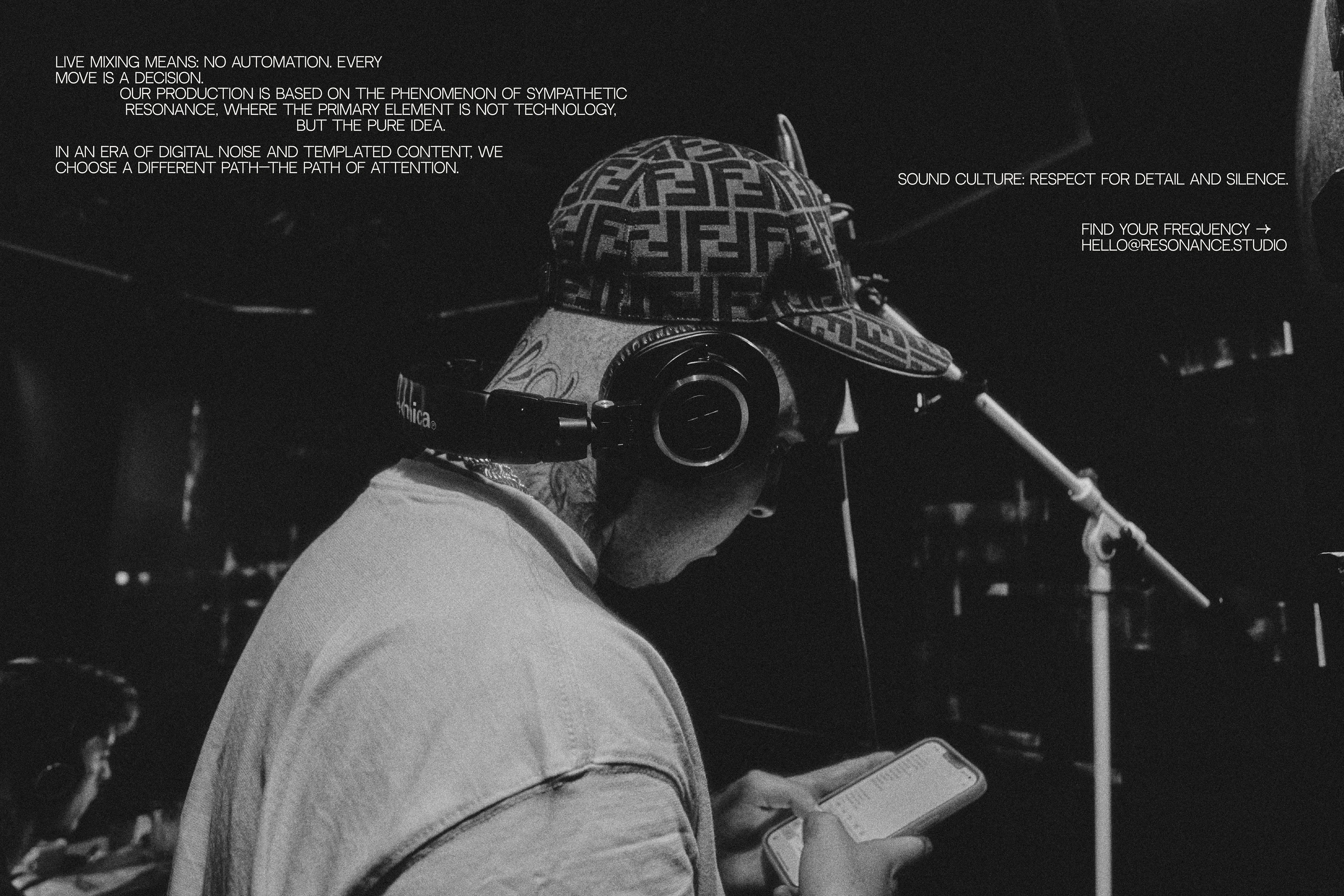 RESONANCE | music production — Изображение №10 — Брендинг, Графика на Dprofile