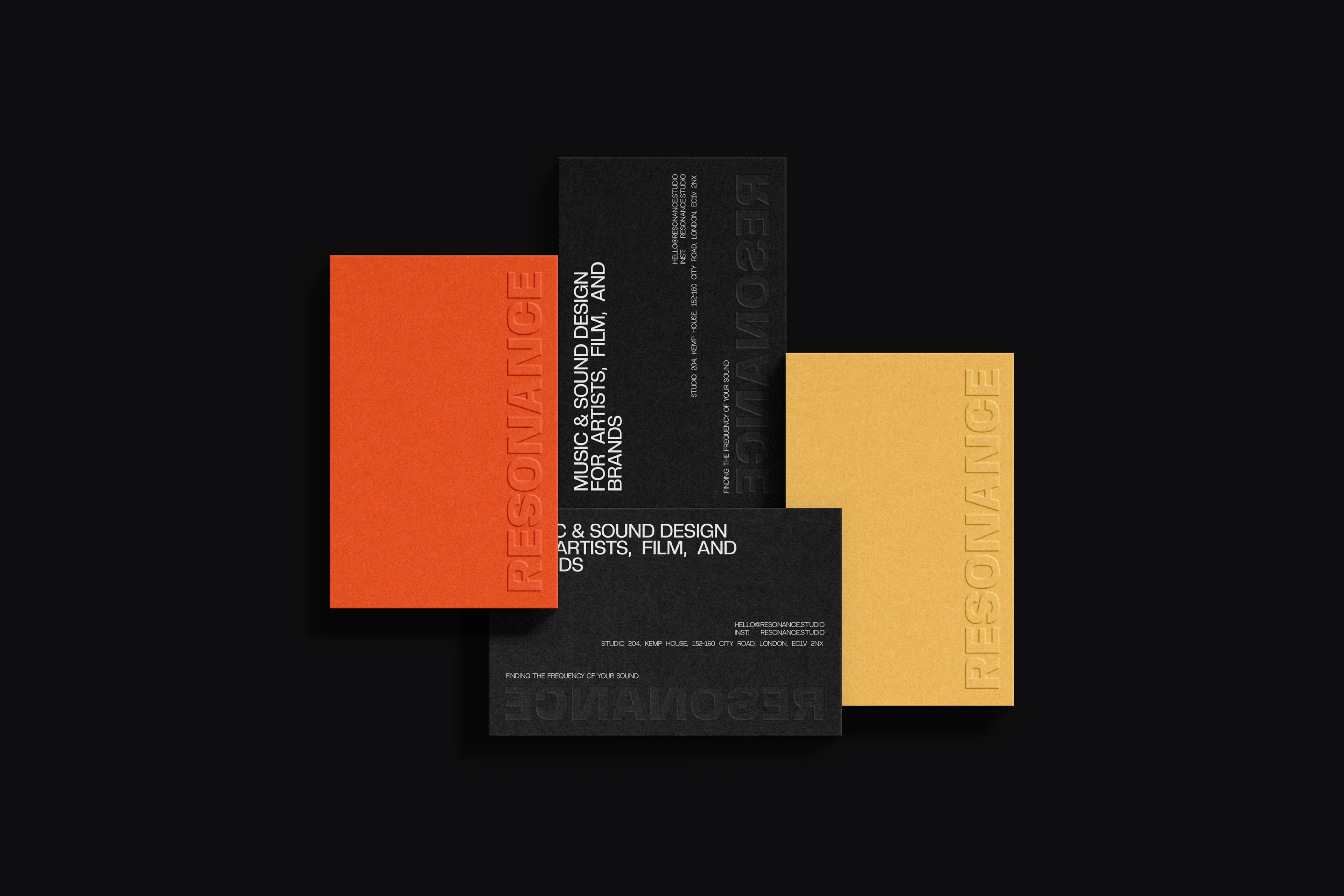 RESONANCE | music production — Изображение №8 — Брендинг, Графика на Dprofile