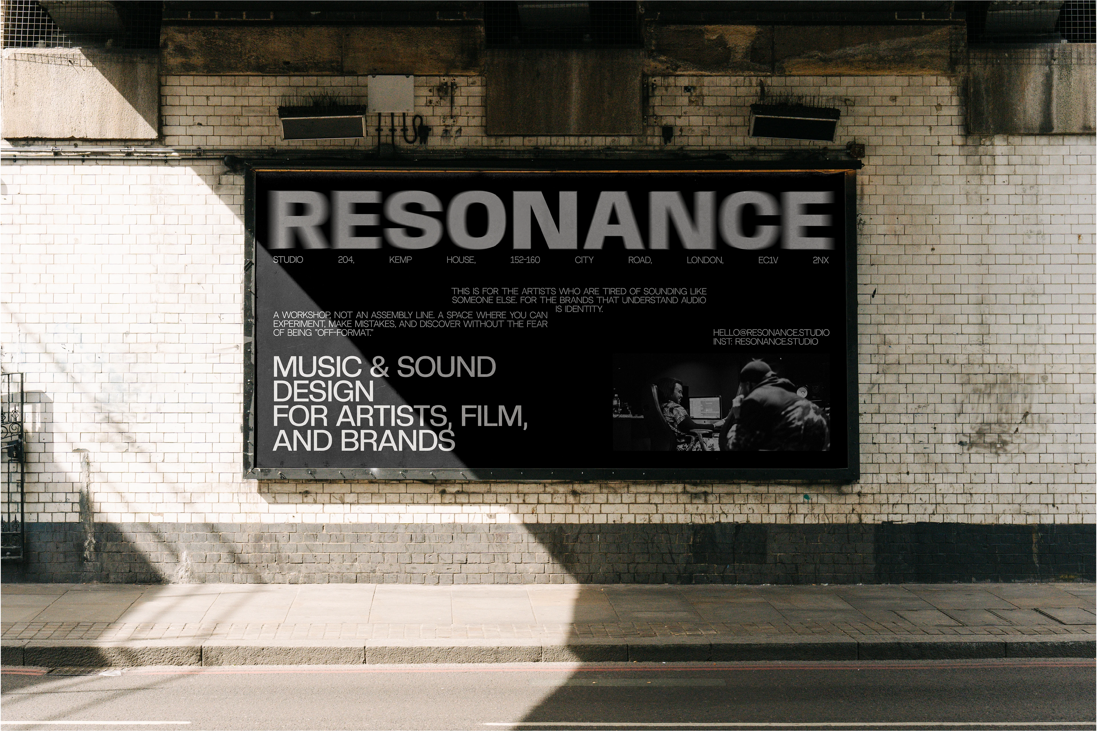 RESONANCE | music production — Изображение №7 — Брендинг, Графика на Dprofile
