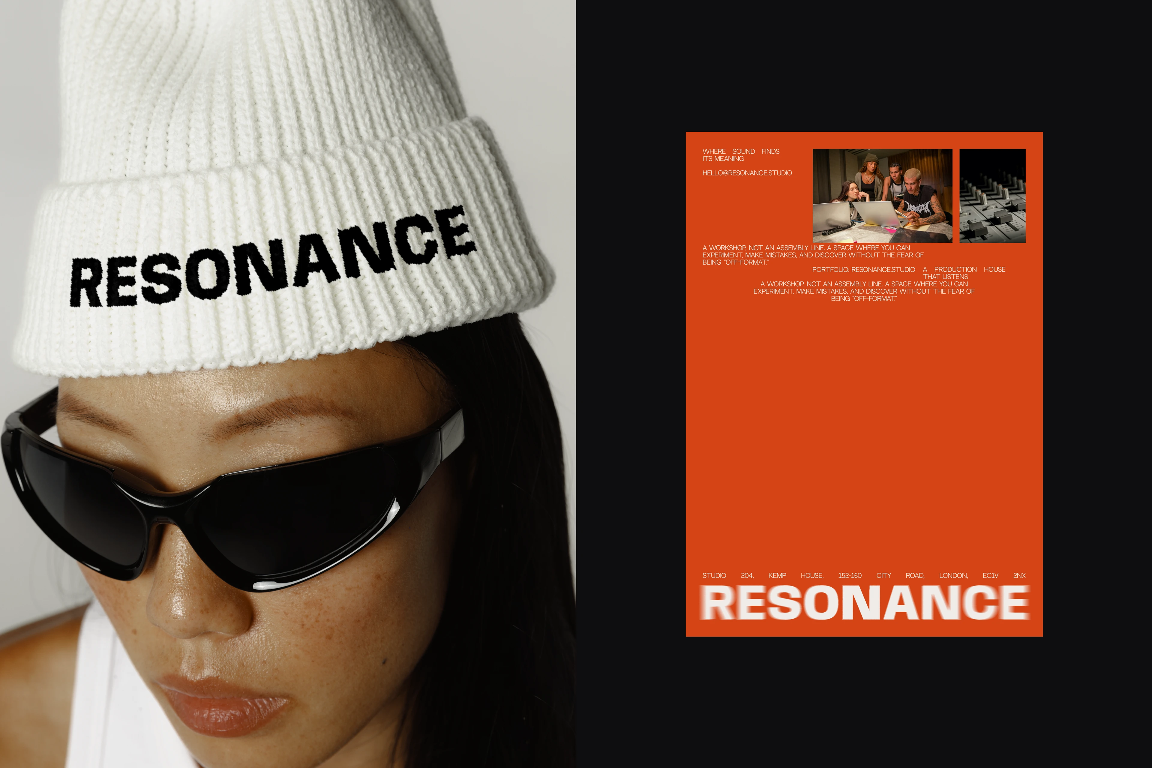 RESONANCE | music production — Изображение №3 — Брендинг, Графика на Dprofile