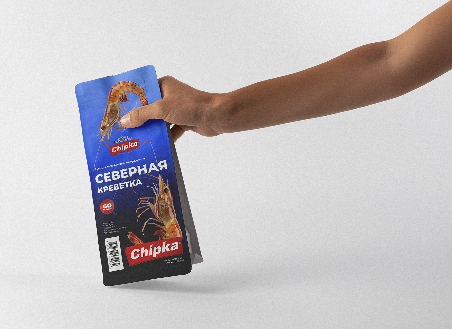 Разработка упаковки сушеных креветок — Изображение №1 — Брендинг на Dprofile